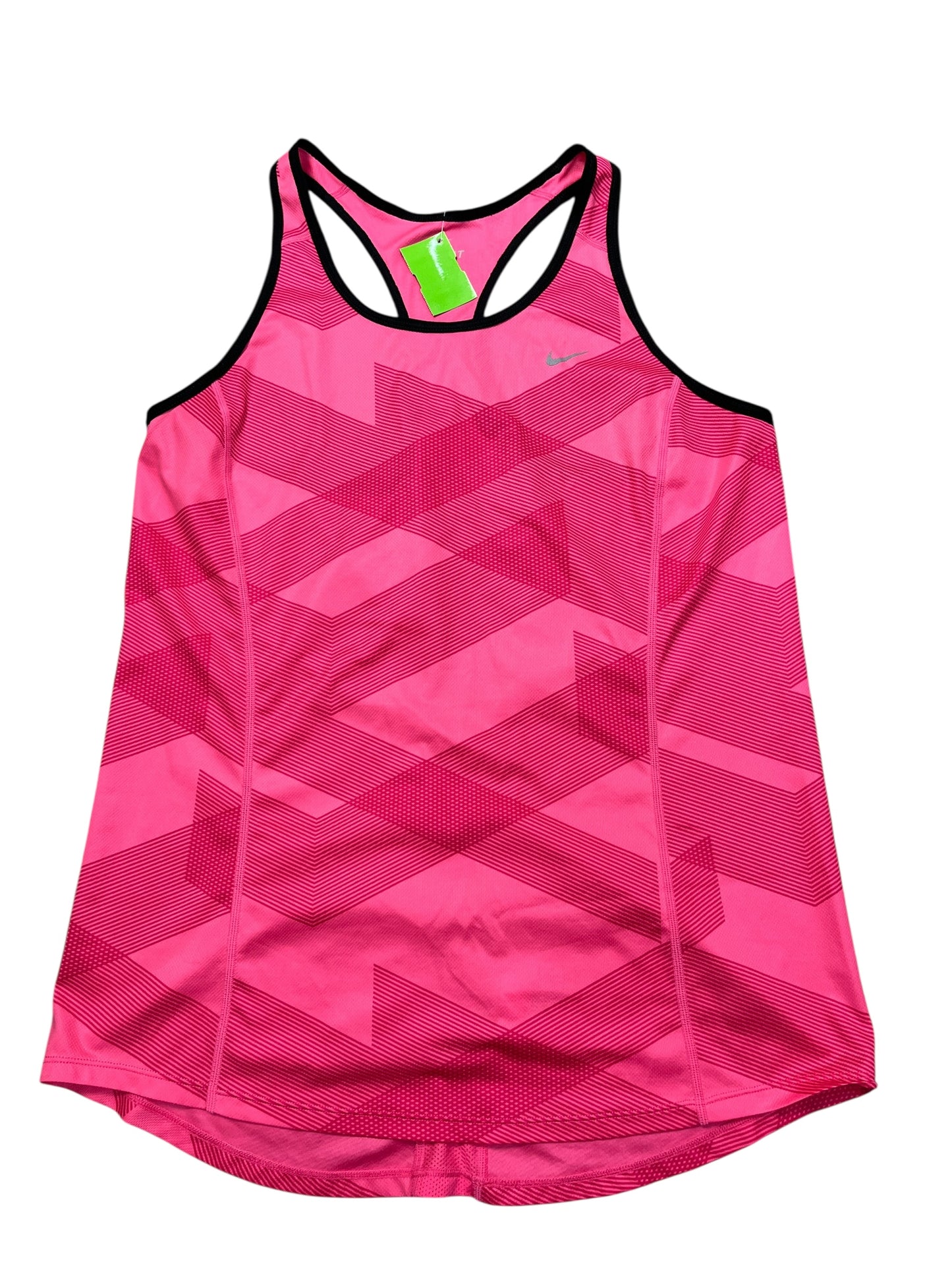 Athletic Tank Top By Nike Apparel In Pink, Size:L