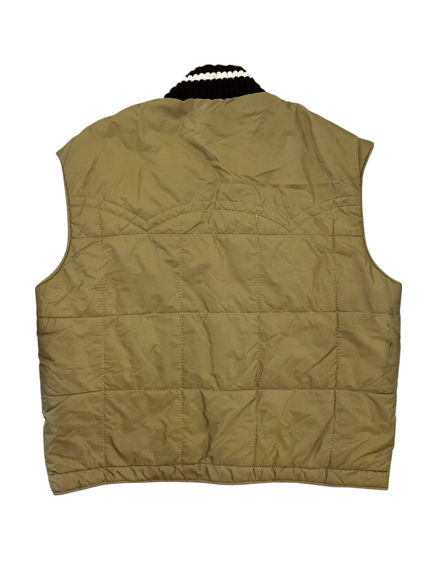 Vest Puffer & Quilted By Eddie Bauer In Green, Size:S