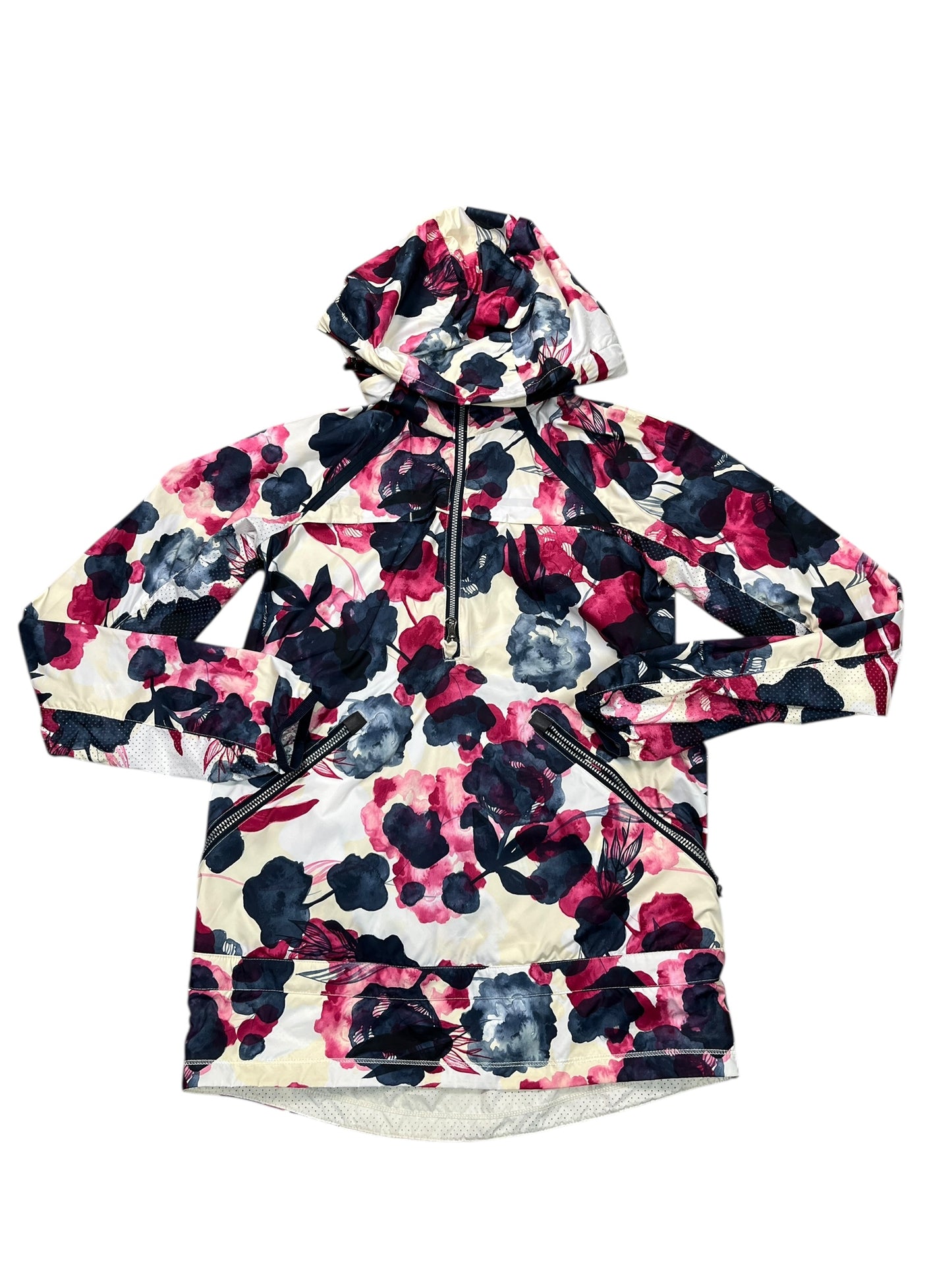 Athletic Jacket By Lululemon In Floral Print, Size:Xs