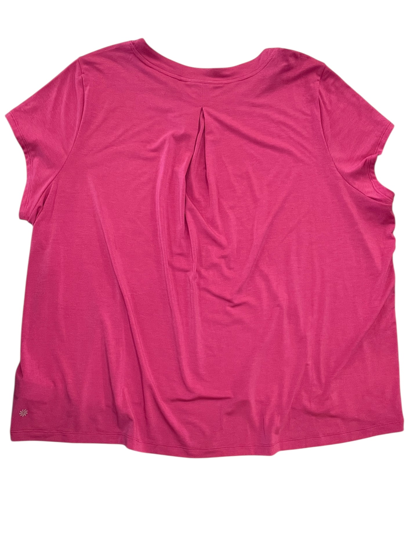 Top Ss By Athleta In Pink, Size:1X