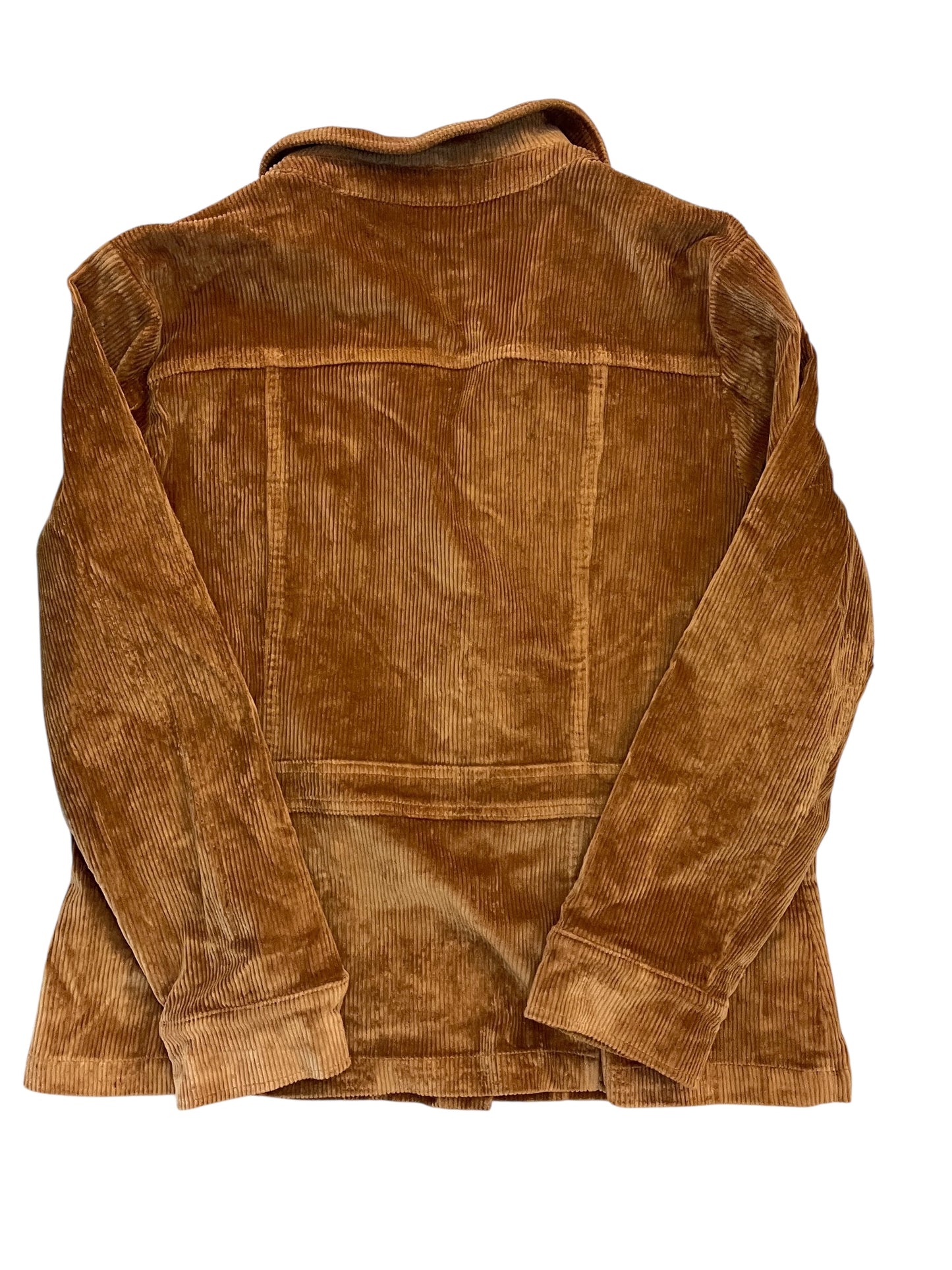 Jacket Shirt By Christopher And Banks In Brown, Size:Xl
