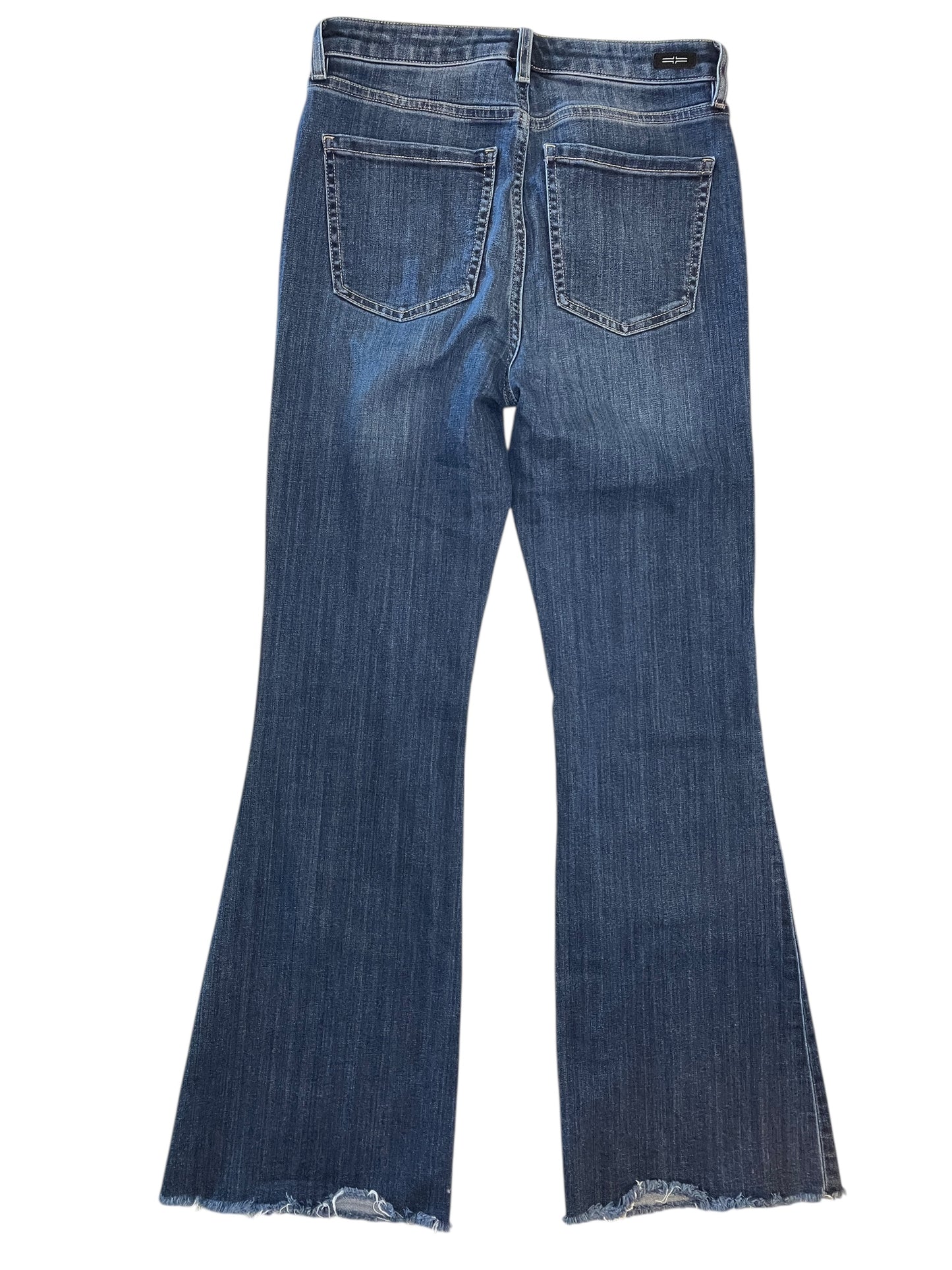 Jeans Flared By Liverpool In Blue Denim, Size:4
