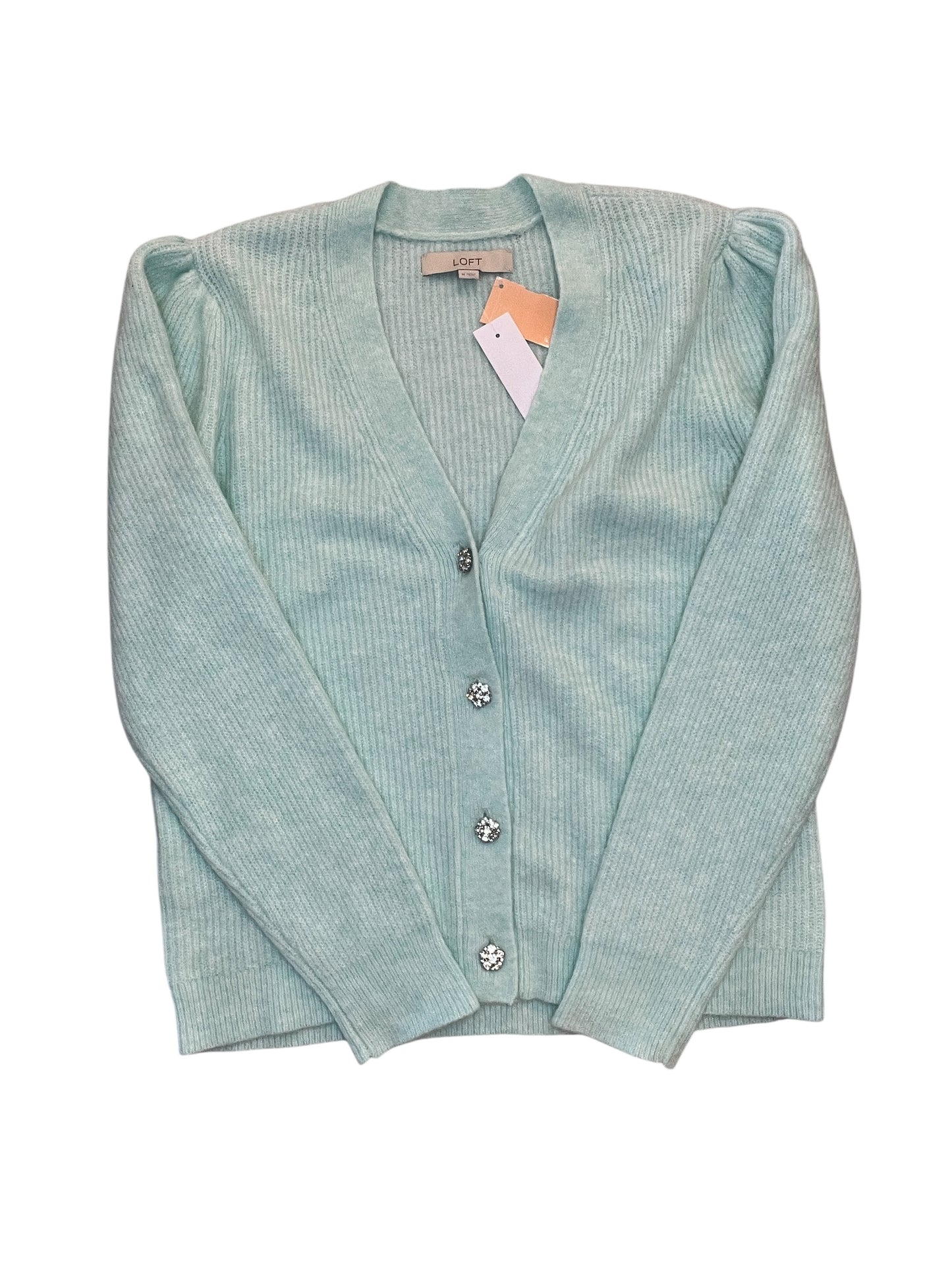 Cardigan By Loft In Blue, Size:M