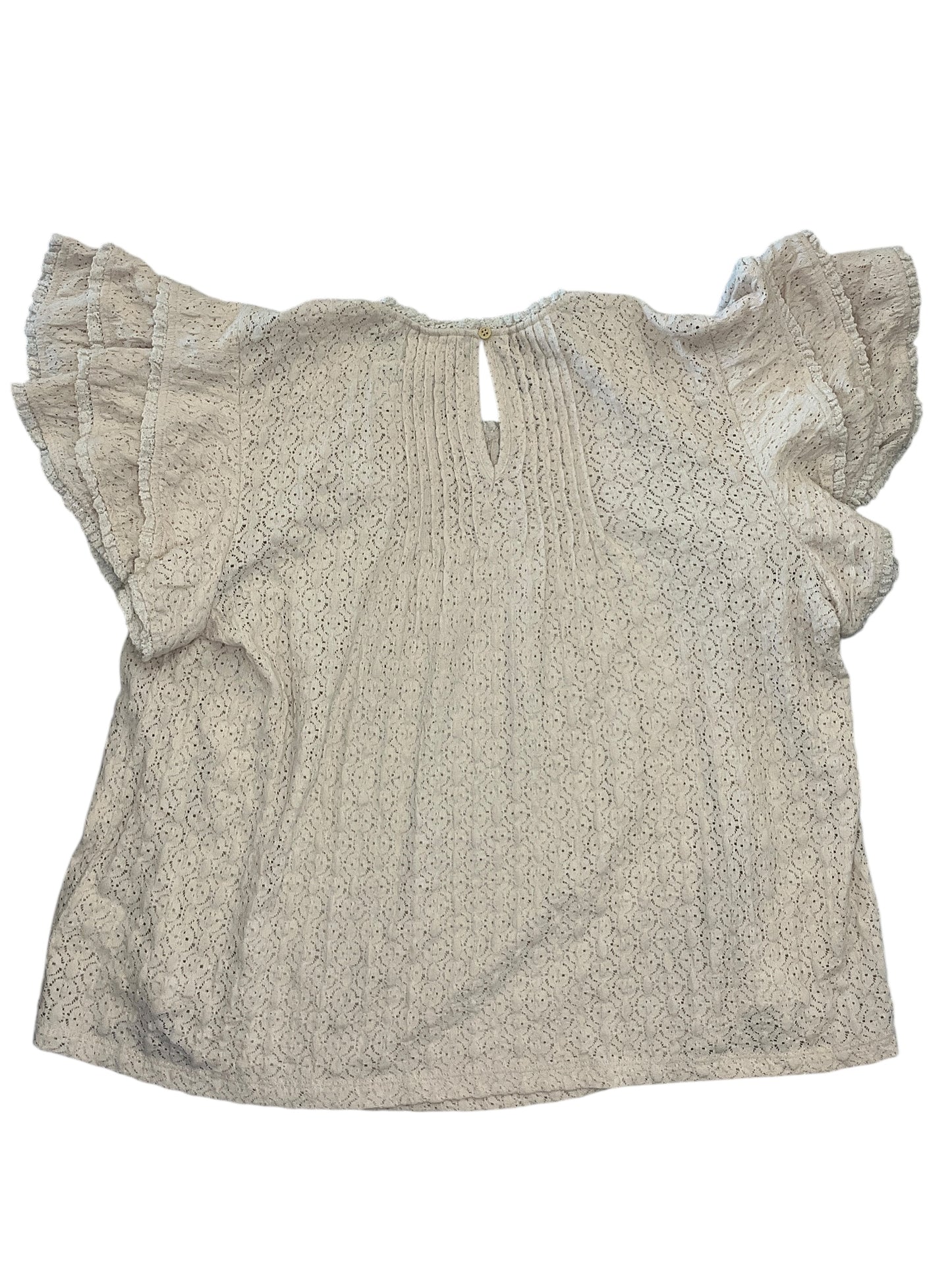 Top Ss By Anthropologie In Cream, Size:M