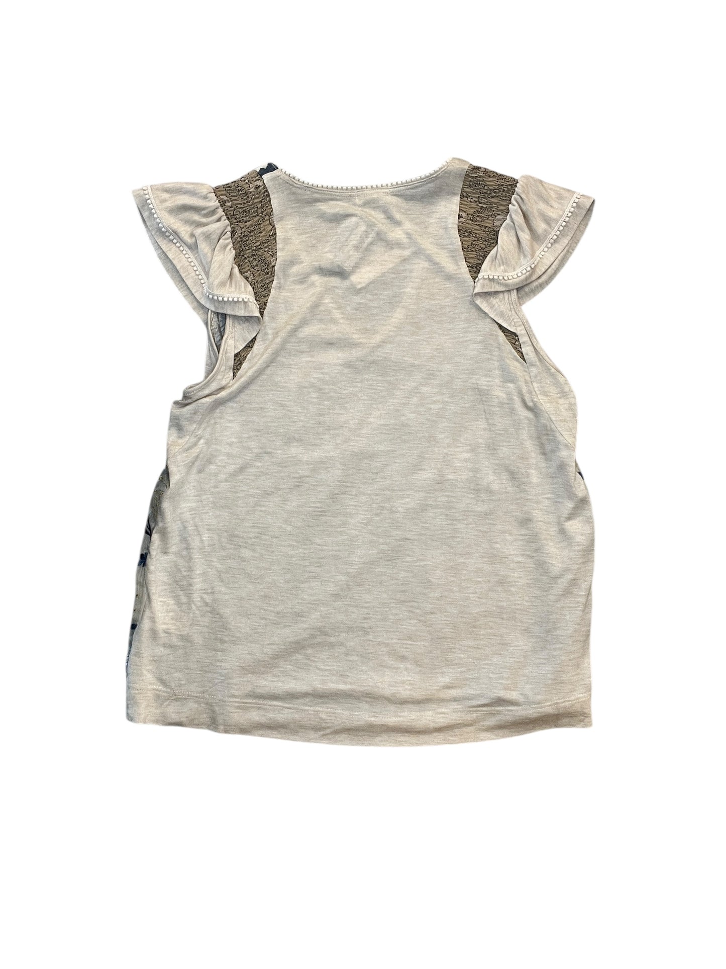 Top Sleeveless By Tiny In Tan, Size:Xs