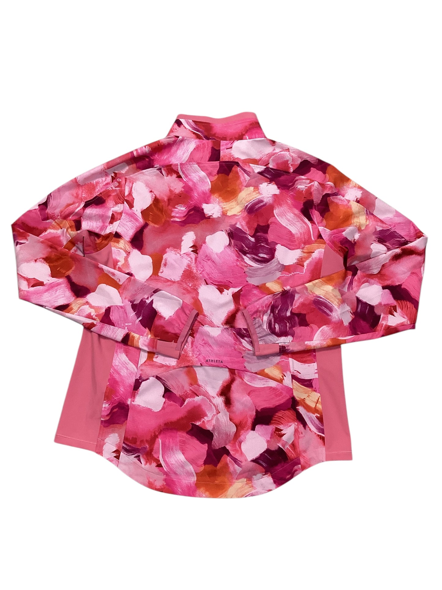 Athletic Jacket By Athleta In Pink, Size:M