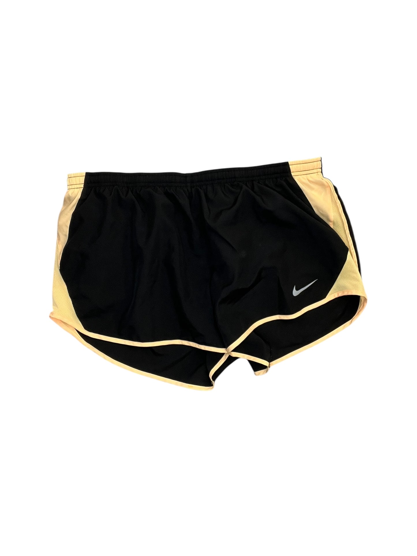 Athletic Shorts By Nike Apparel In Black & Orange, Size:Xl