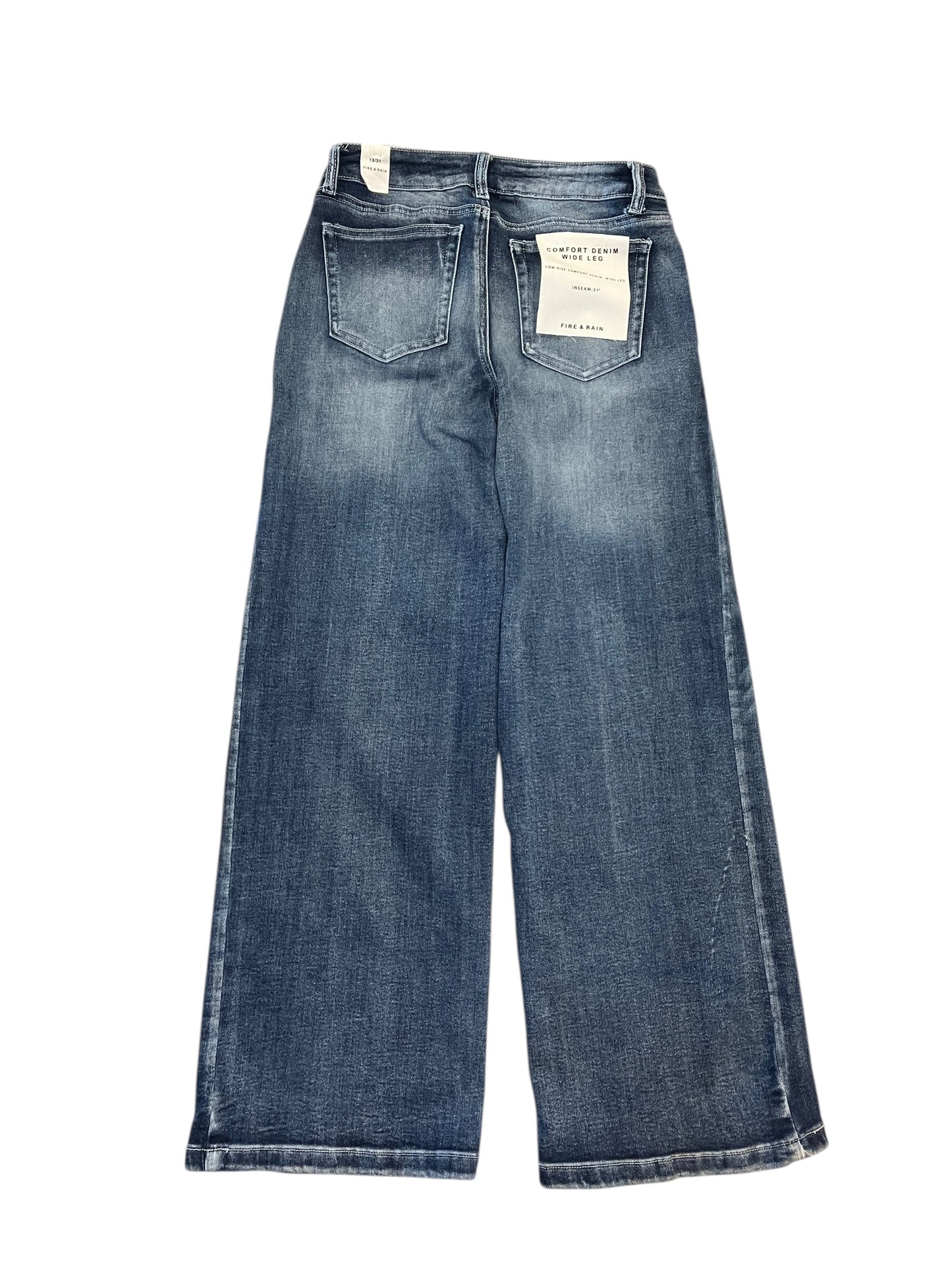 Jeans Wide Leg By Cmf In Blue Denim, Size:12