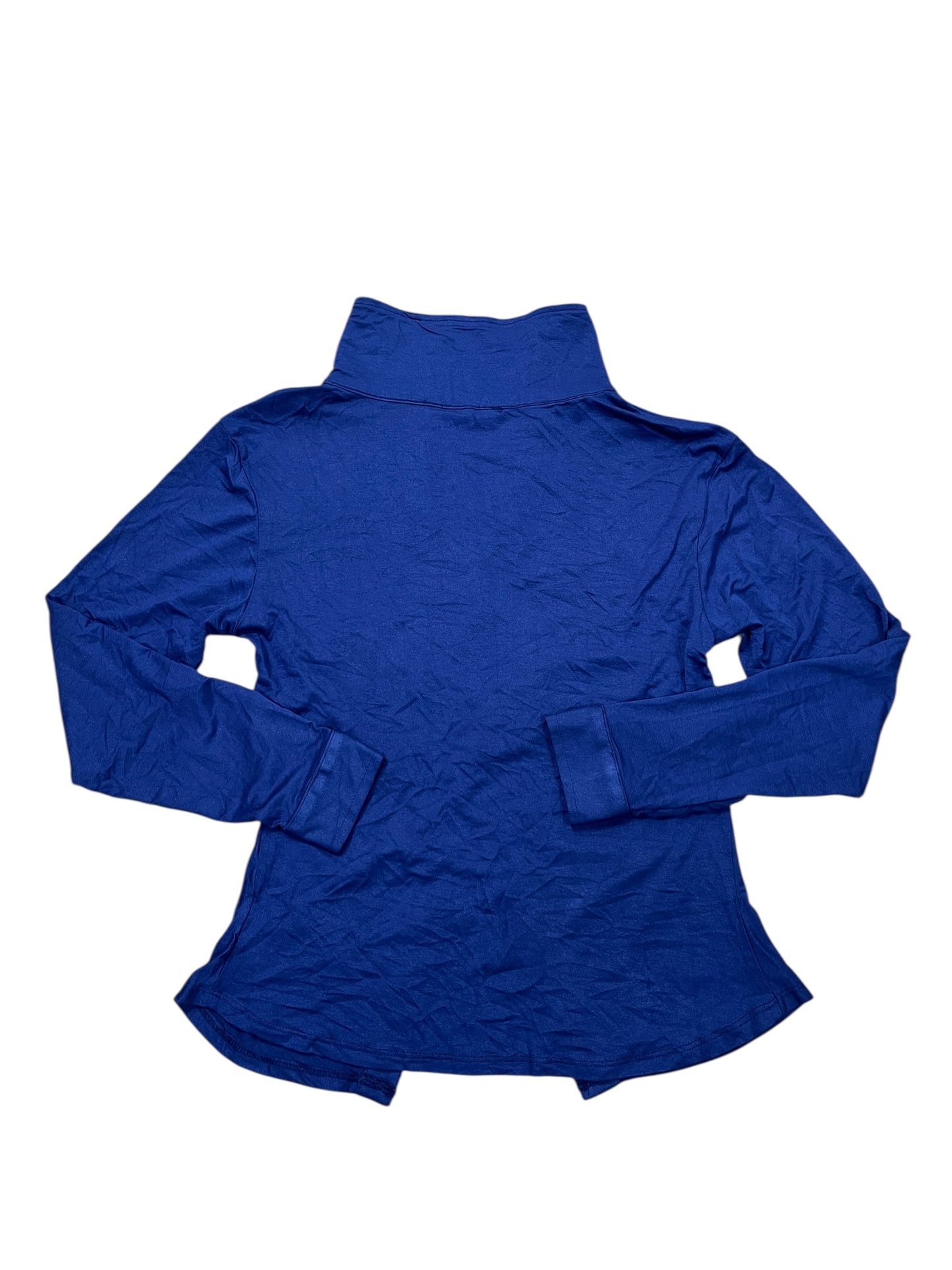 Top Ls By Zenana Outfitters In Blue, Size:M