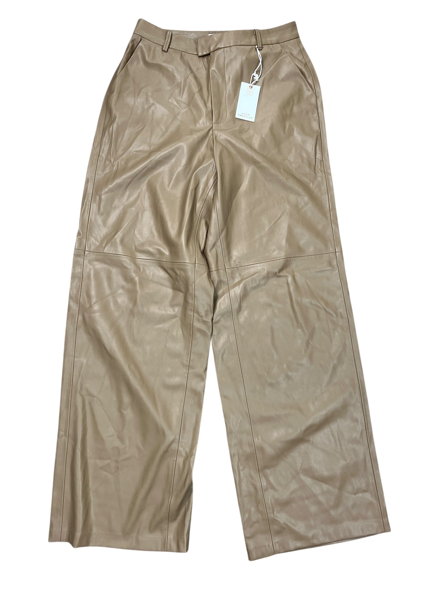 Pants Wide Leg By Good American In Brown, Size:M