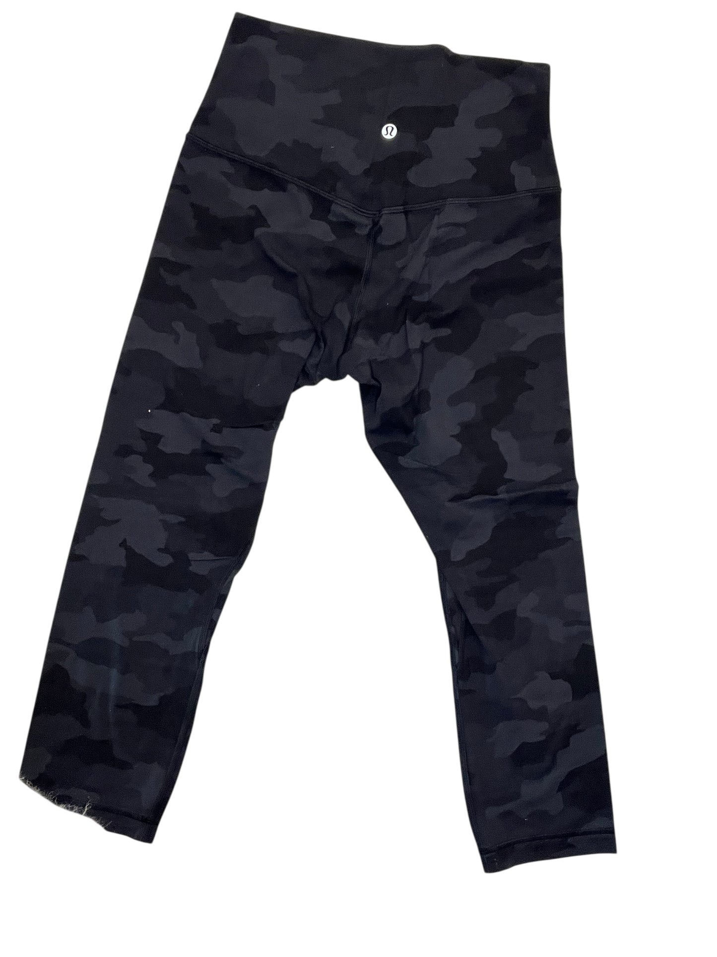 Athletic Leggings Capris By Lululemon In Camouflage Print, Size:S