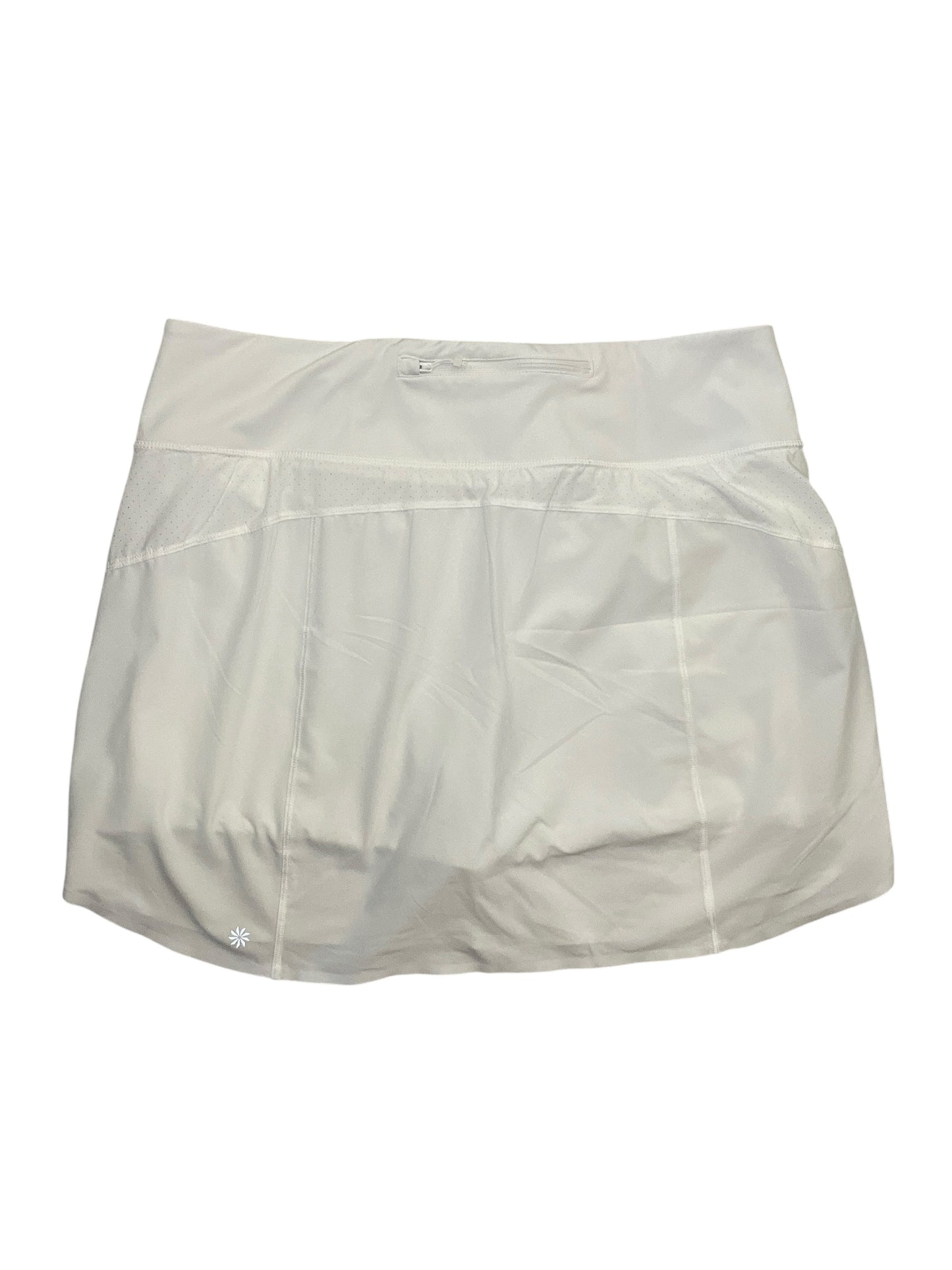 Athletic Skort By Athleta In White, Size:Xl