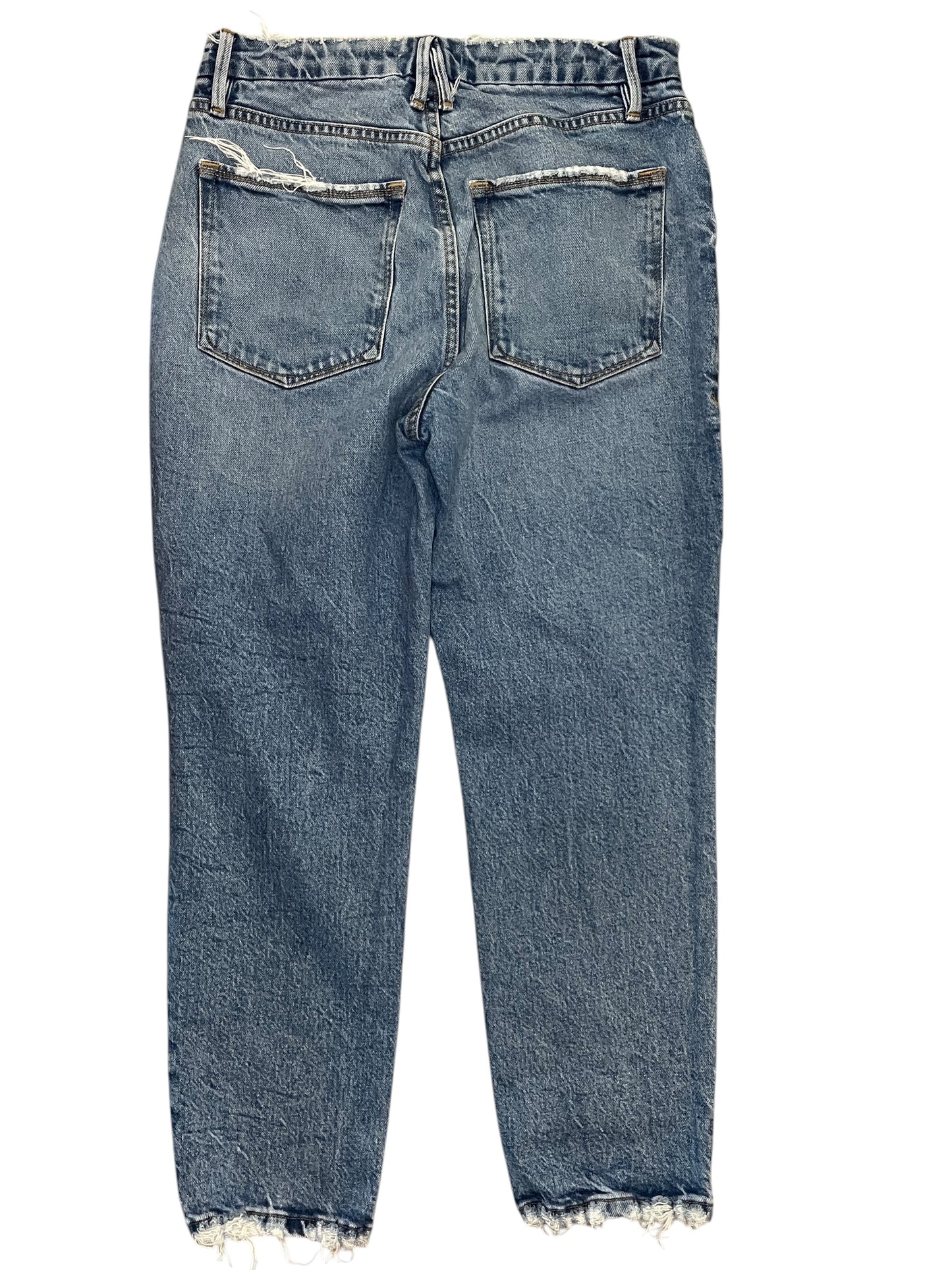 Jeans Cropped By Good American In Blue Denim, Size:2