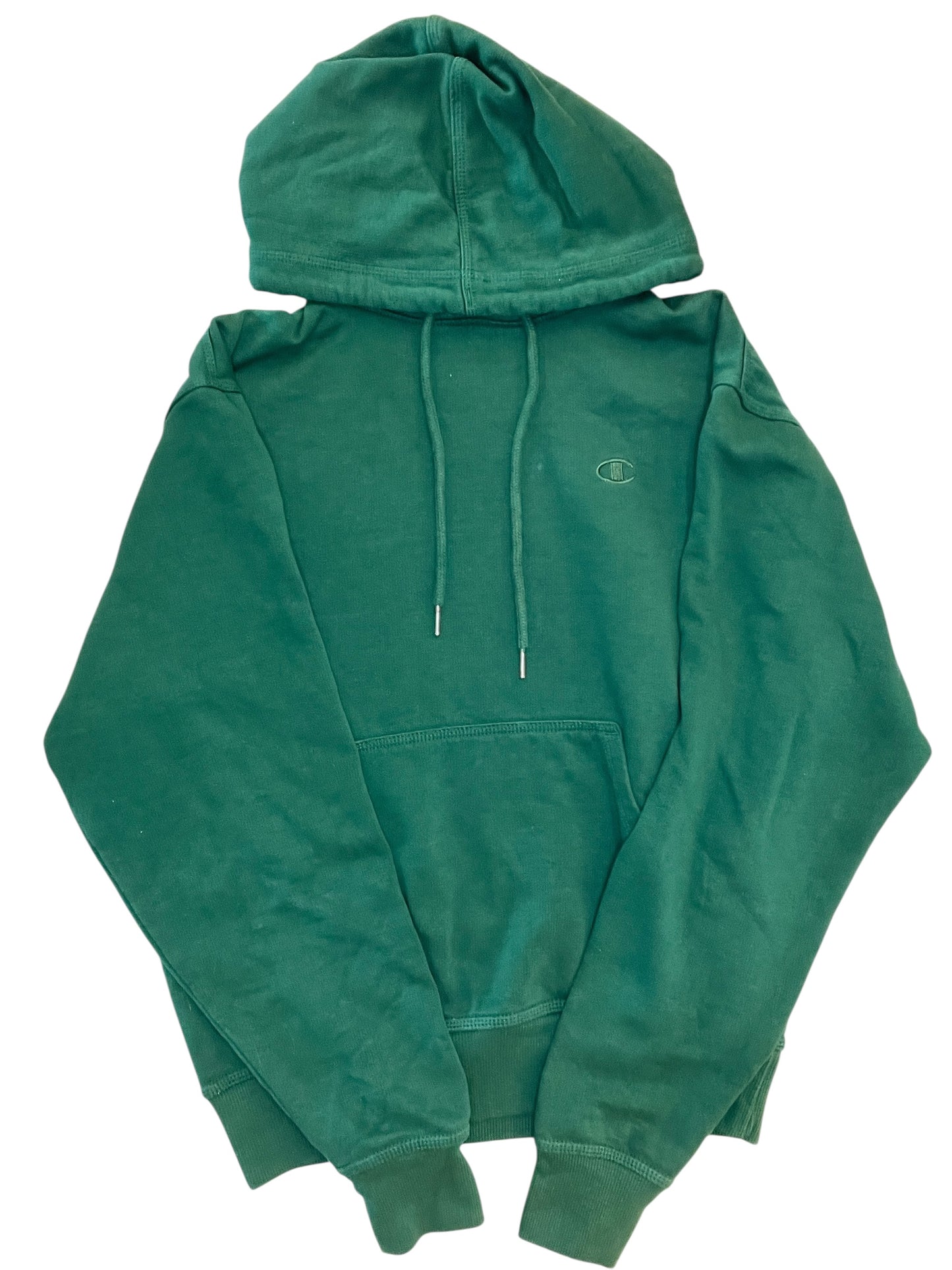 Sweatshirt Hoodie By Champion In Green, Size:S