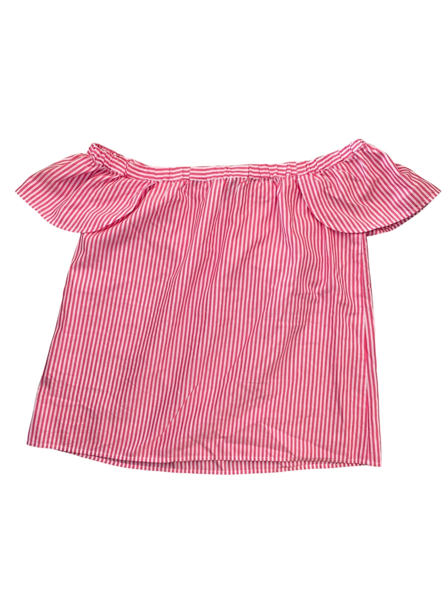 Top Sleeveless By Vineyard Vines In Pink & White, Size:M