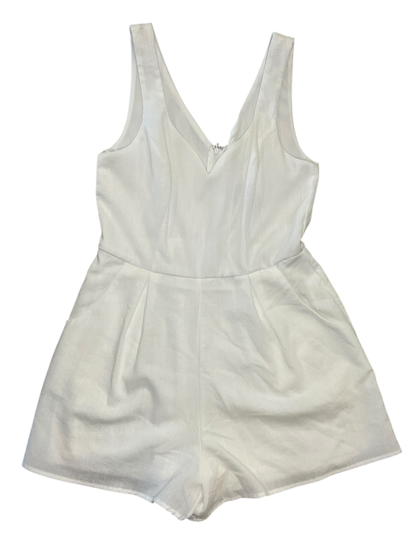 Romper By Blue Rain In White, Size:S