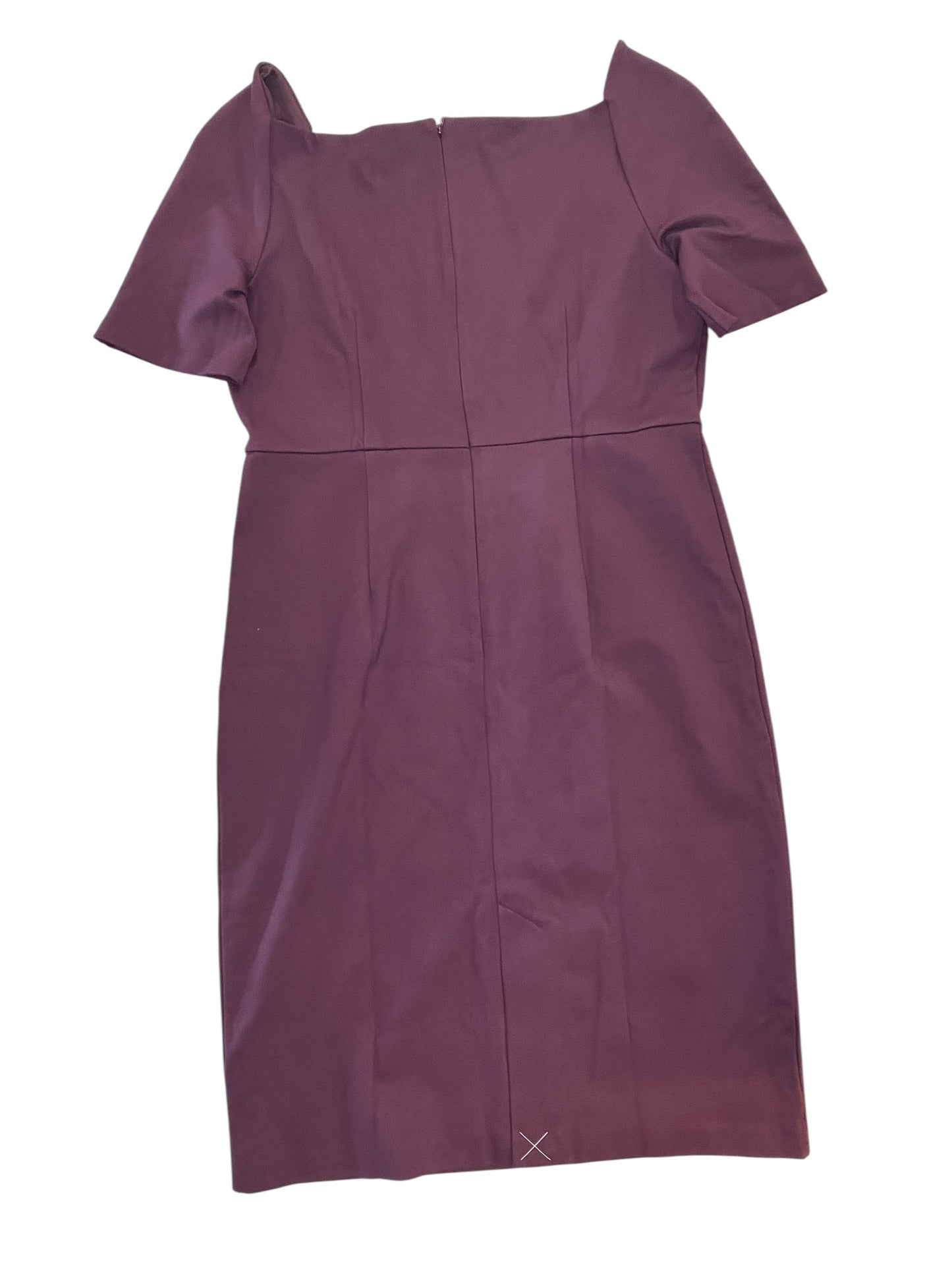 Dress Work By Ann Taylor In Purple, Size:Xl