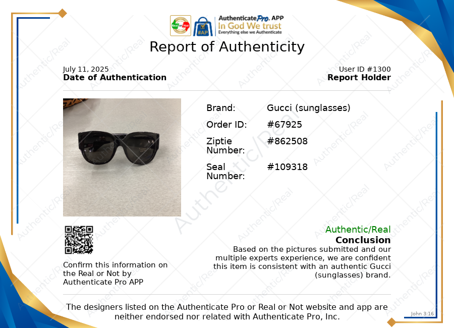 Sunglasses Luxury Designer By Gucci