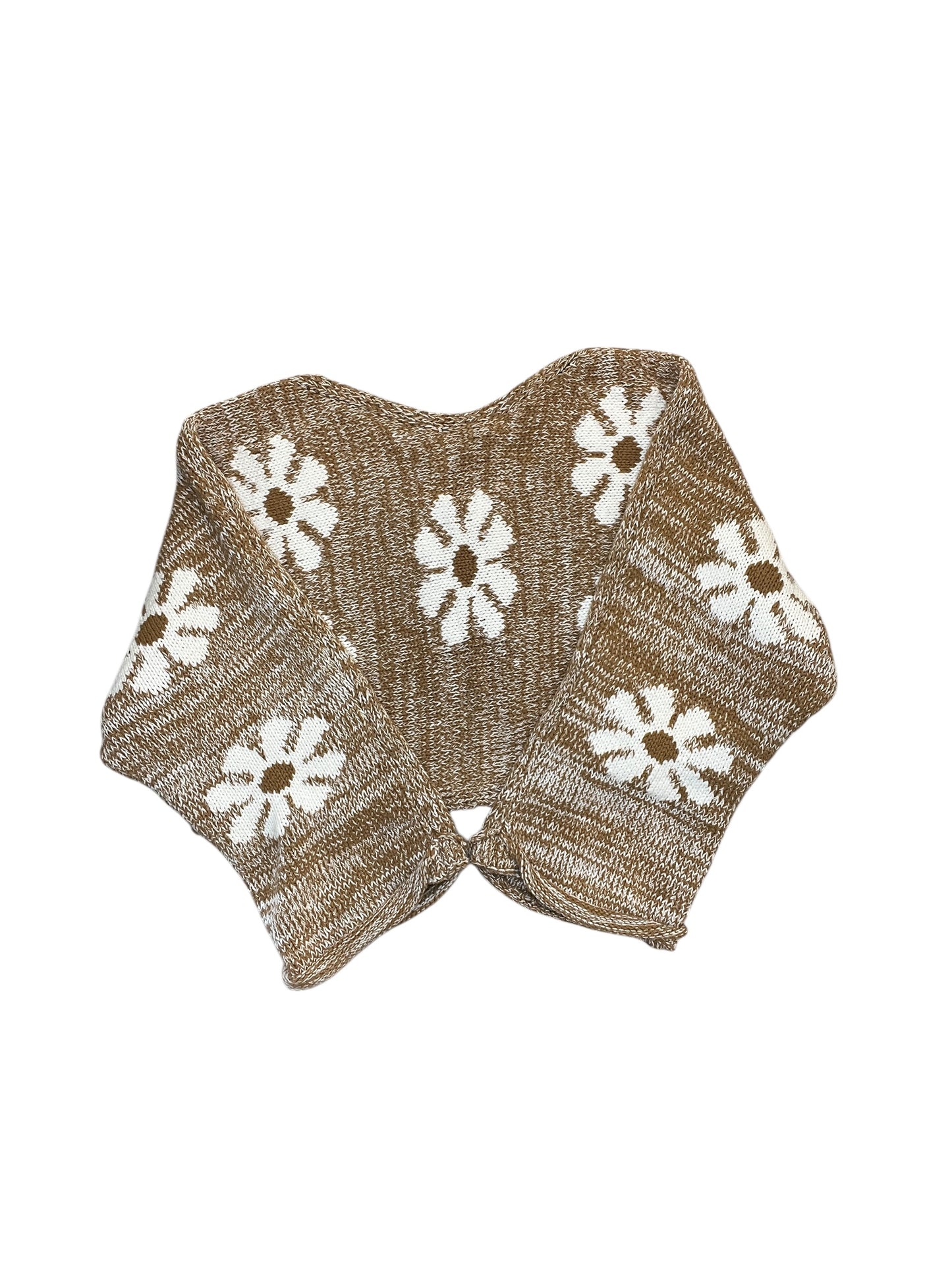 Sweater By Storia In Tan & White, Size:S