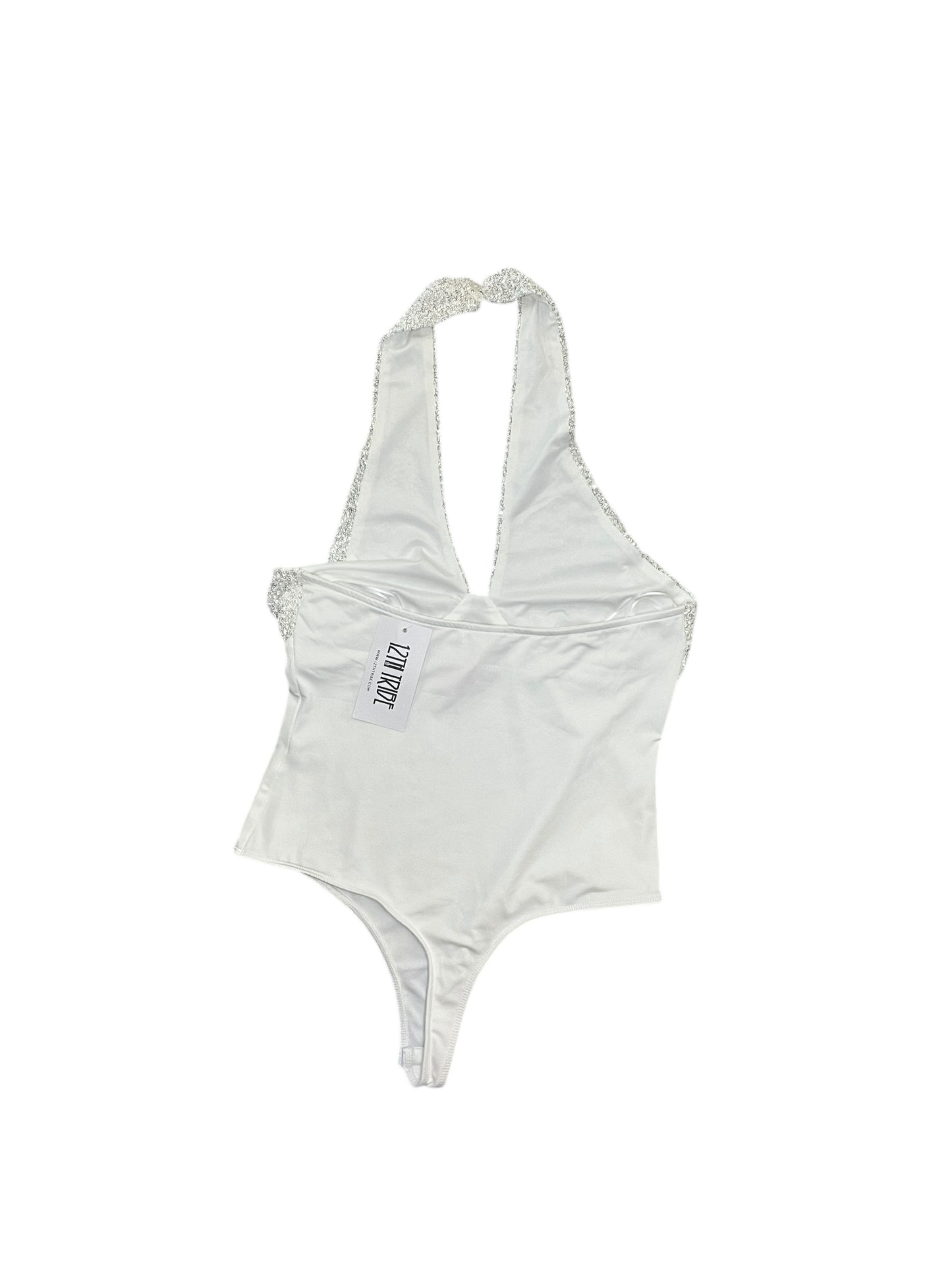 Bodysuit By 12Th Tribe In White, Size:L