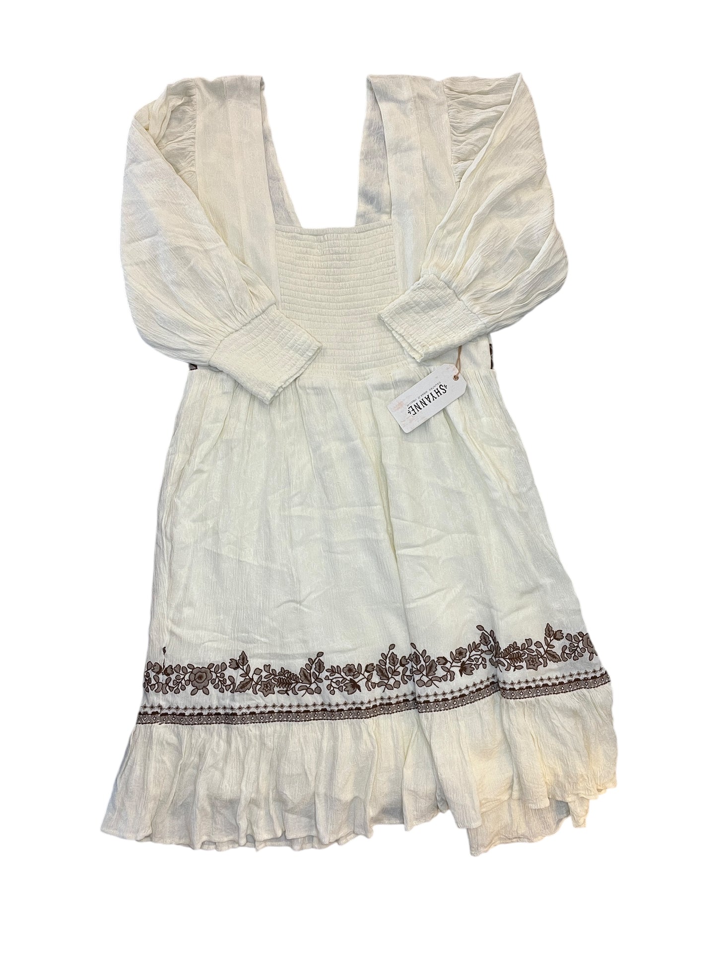 Dress Casual Short By Cmc In Cream, Size:L