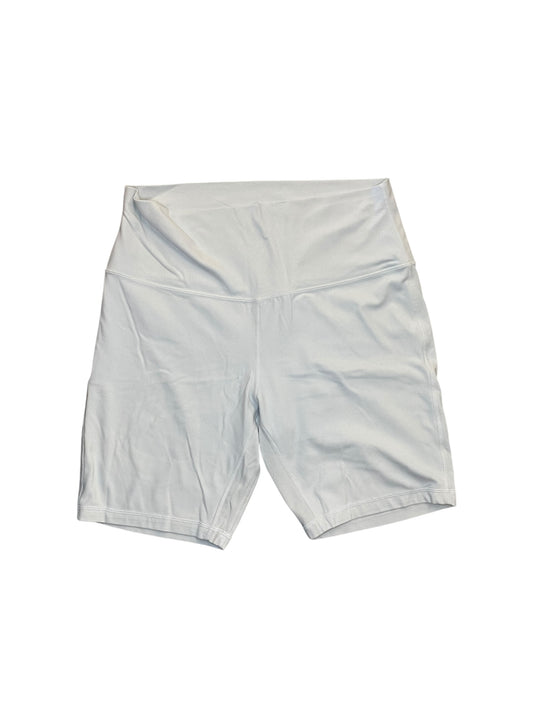 Athletic Shorts By Lululemon In White, Size:L