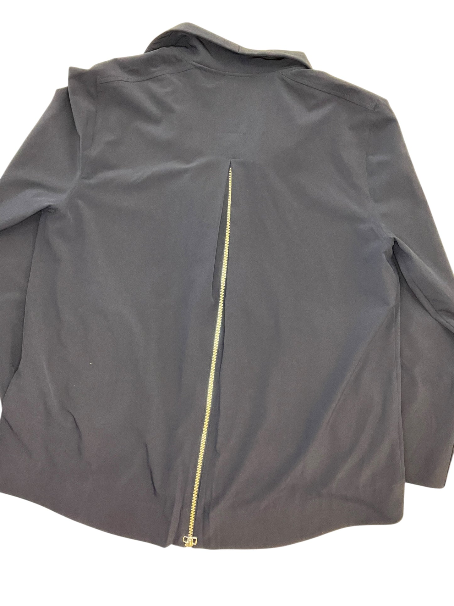 Jacket Windbreaker By Zenergy By Chicos In Blue, Size:L
