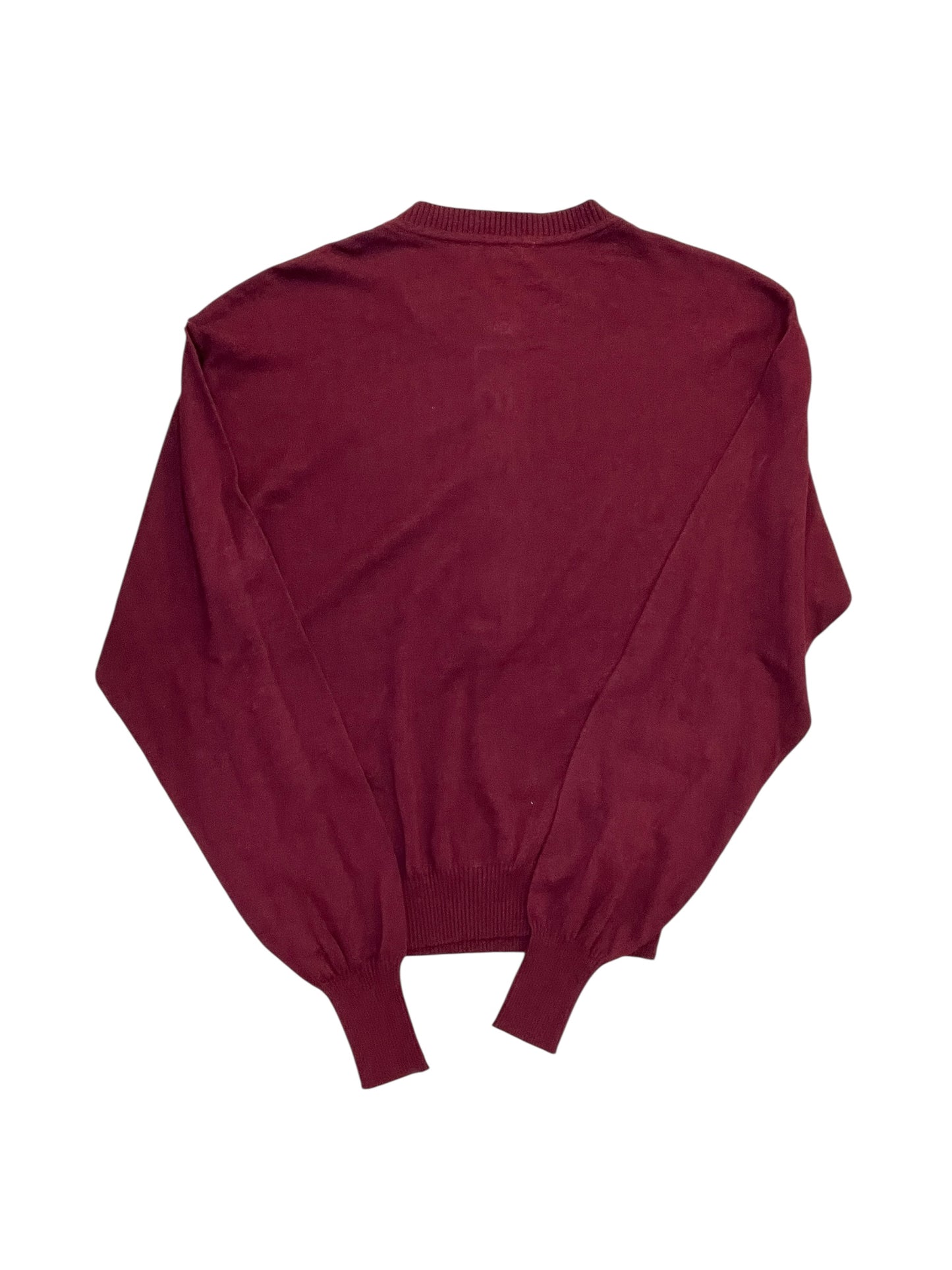 Cardigan By Good American In Maroon, Size:Xxs