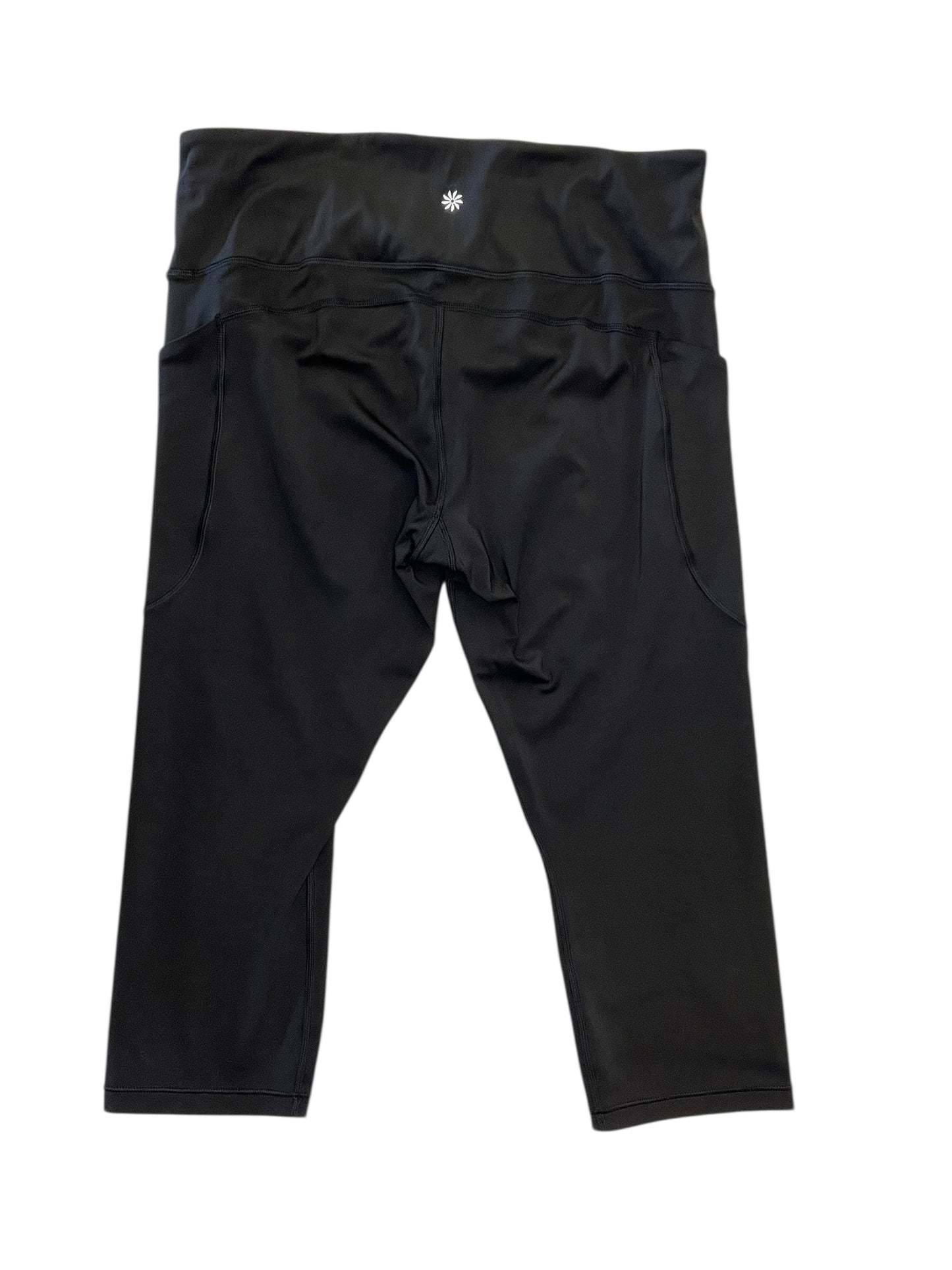 Athletic Leggings Capris By Athleta In Black, Size:L