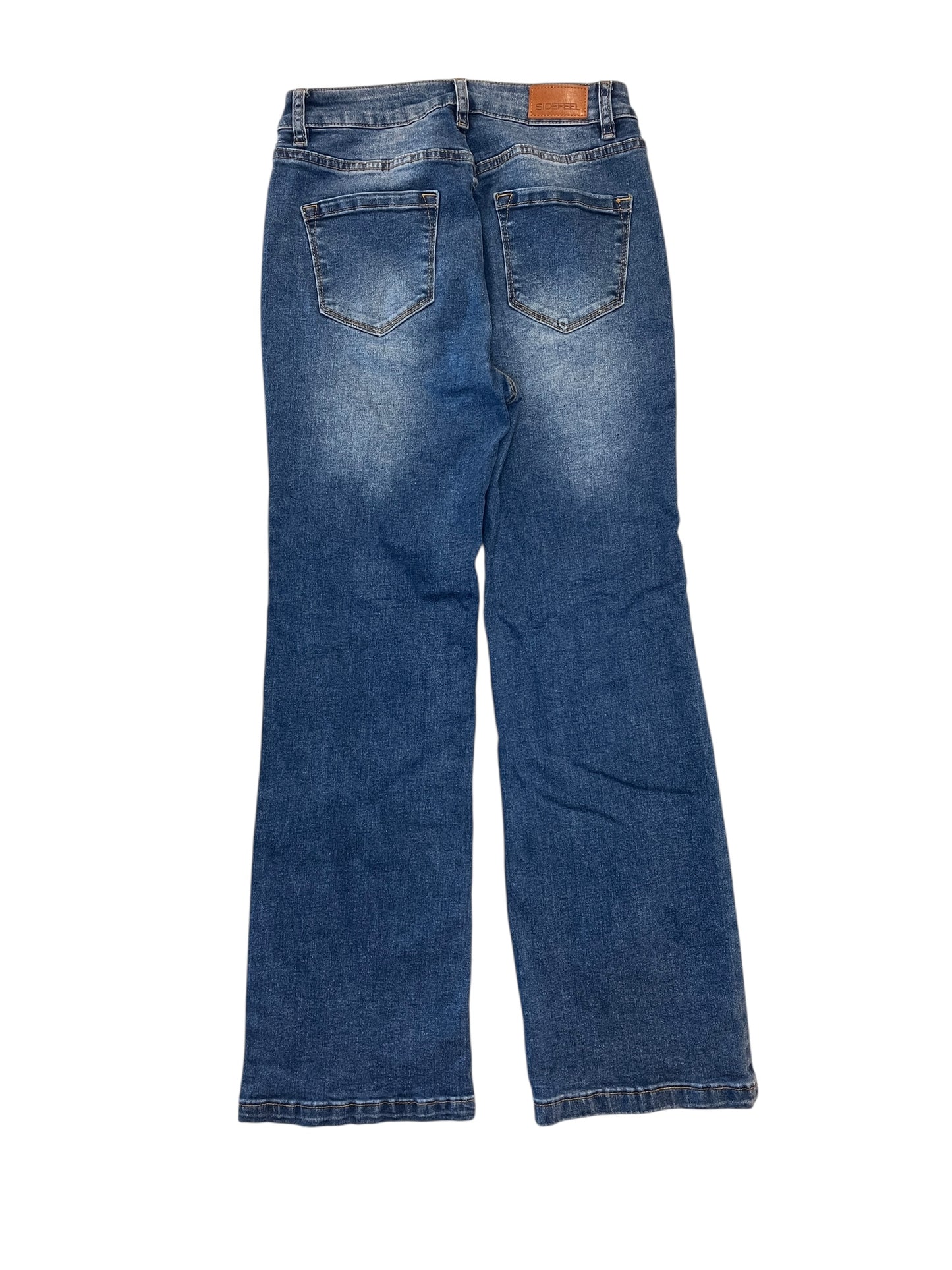 Jeans Flared By Clothes Mentor In Blue Denim, Size:4