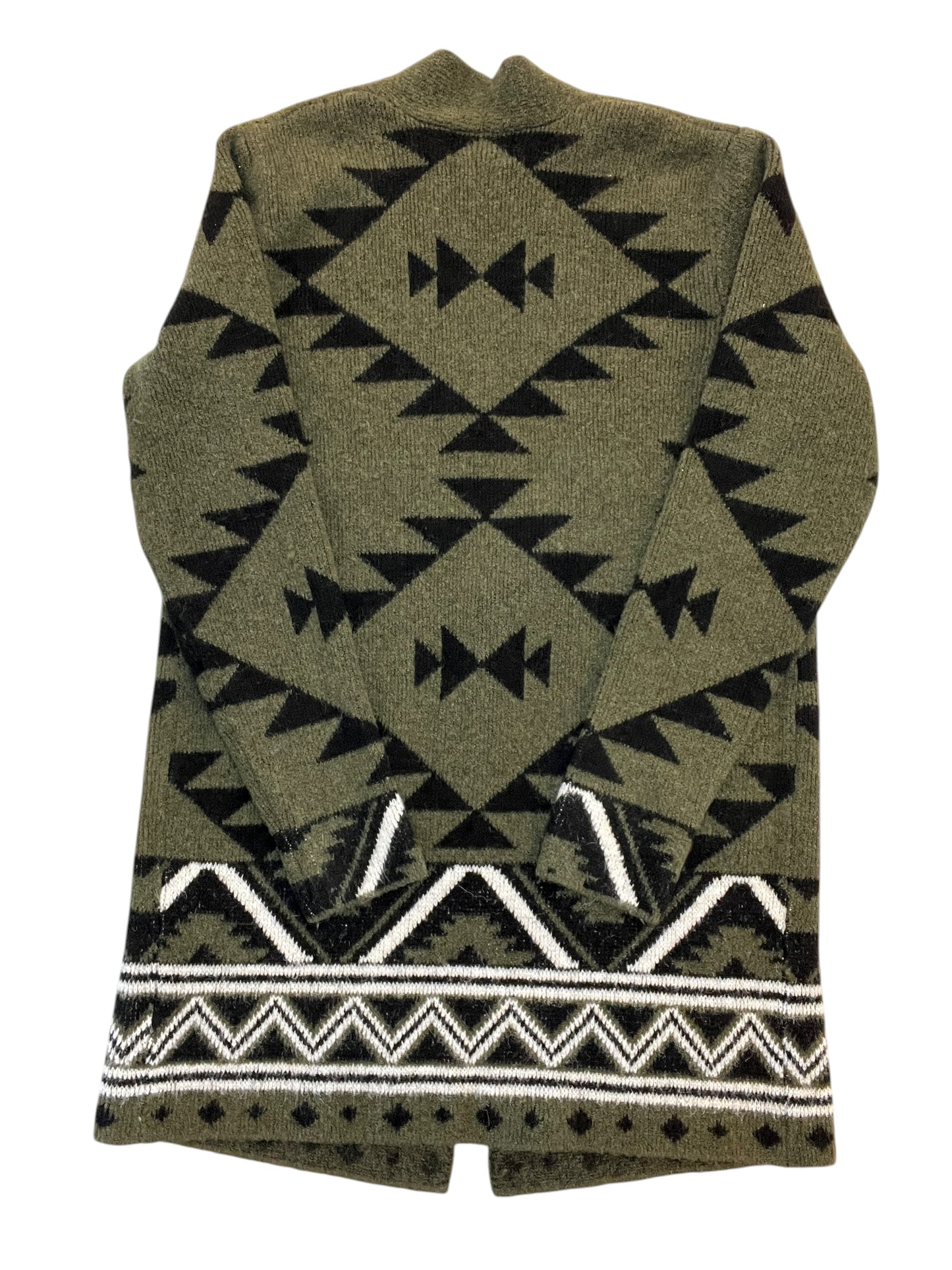 Cardigan Designer By Frye In Green, Size:S