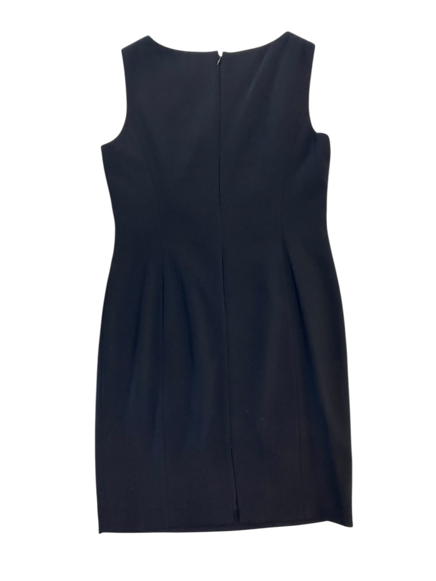Dress Work By Tahari By Arthur Levine In Black, Size:L
