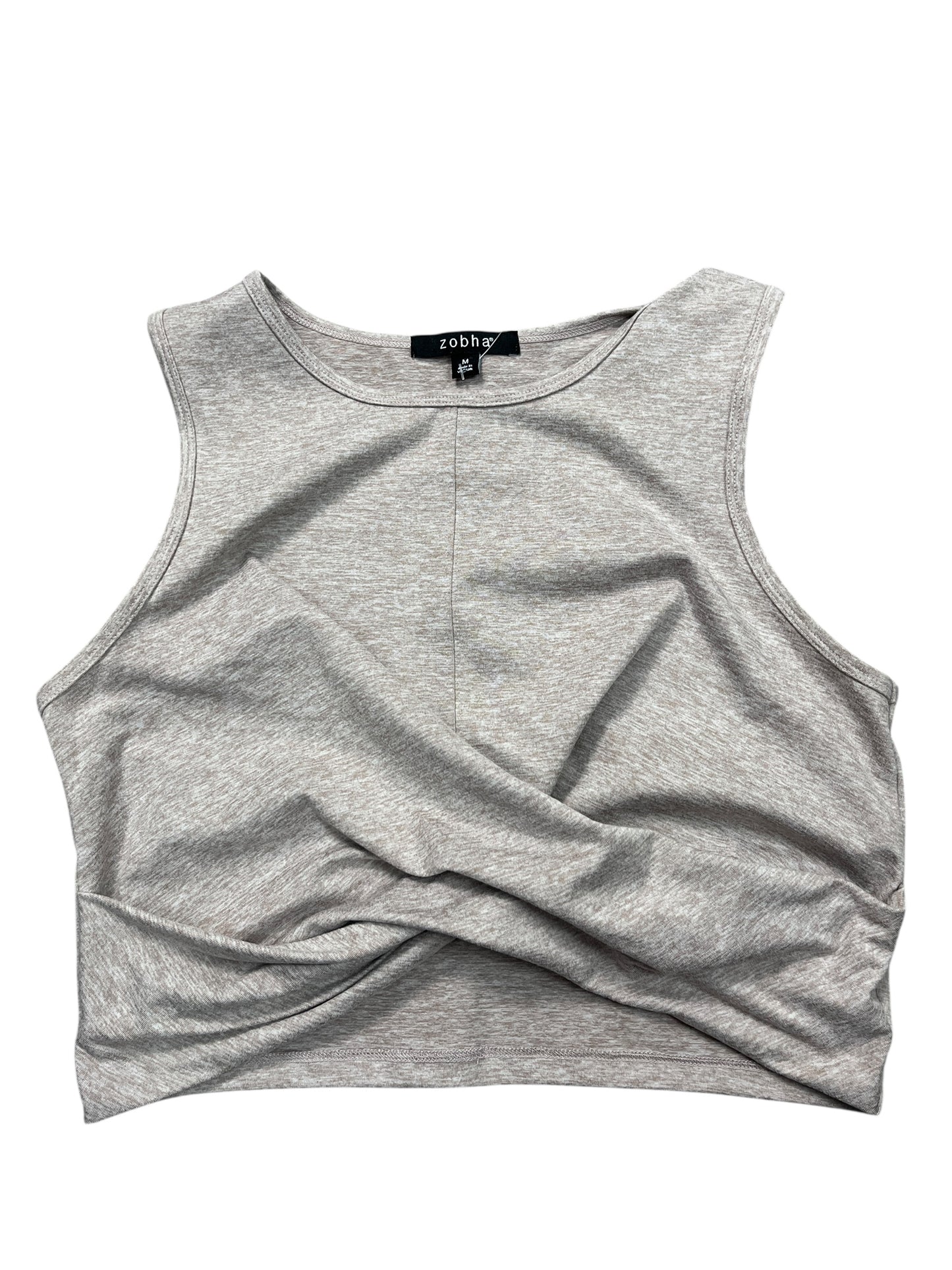 Athletic Tank Top By Zobha In Brown, Size:M