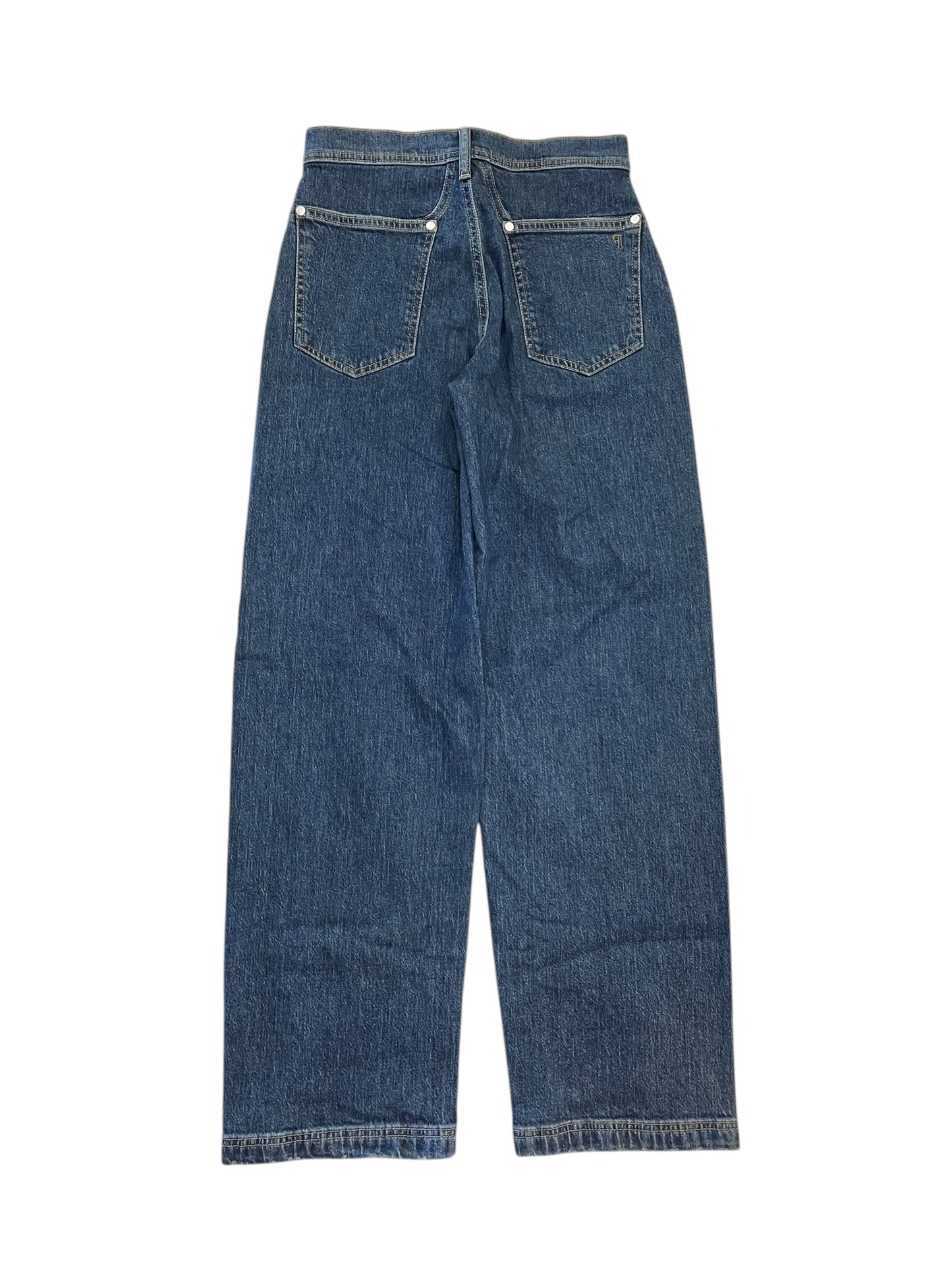 Jeans Wide Leg By Pilcro In Blue Denim, Size:0