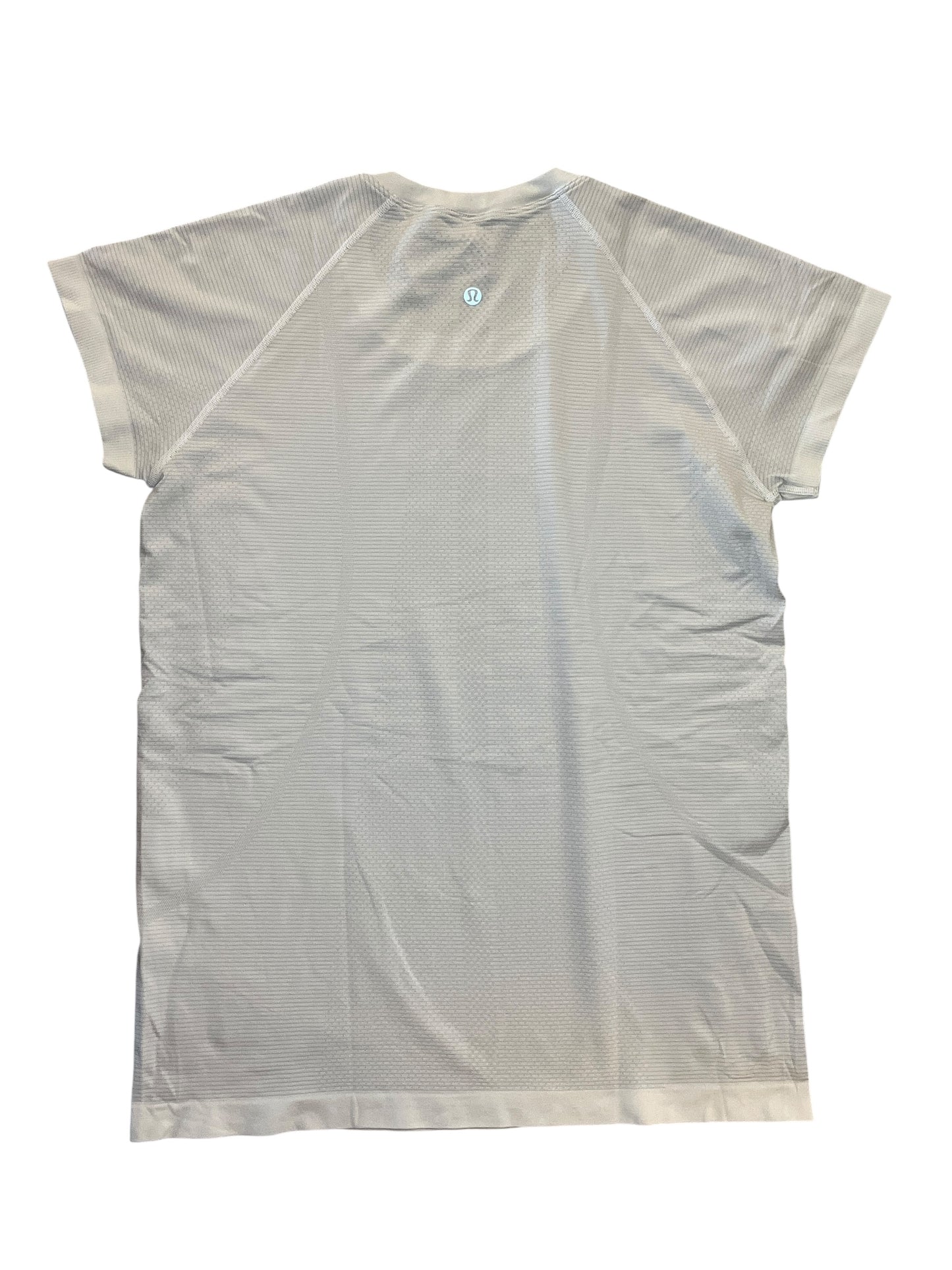 Athletic Top Ss By Lululemon In White, Size:L