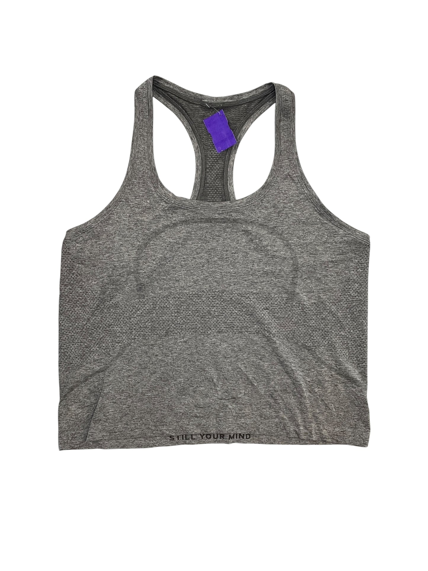 Athletic Tank Top By Lululemon In Grey, Size:L