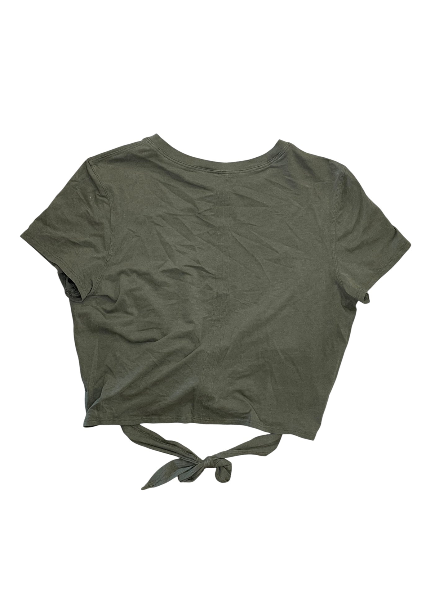 Athletic Top Ss By Lululemon In Green, Size:S