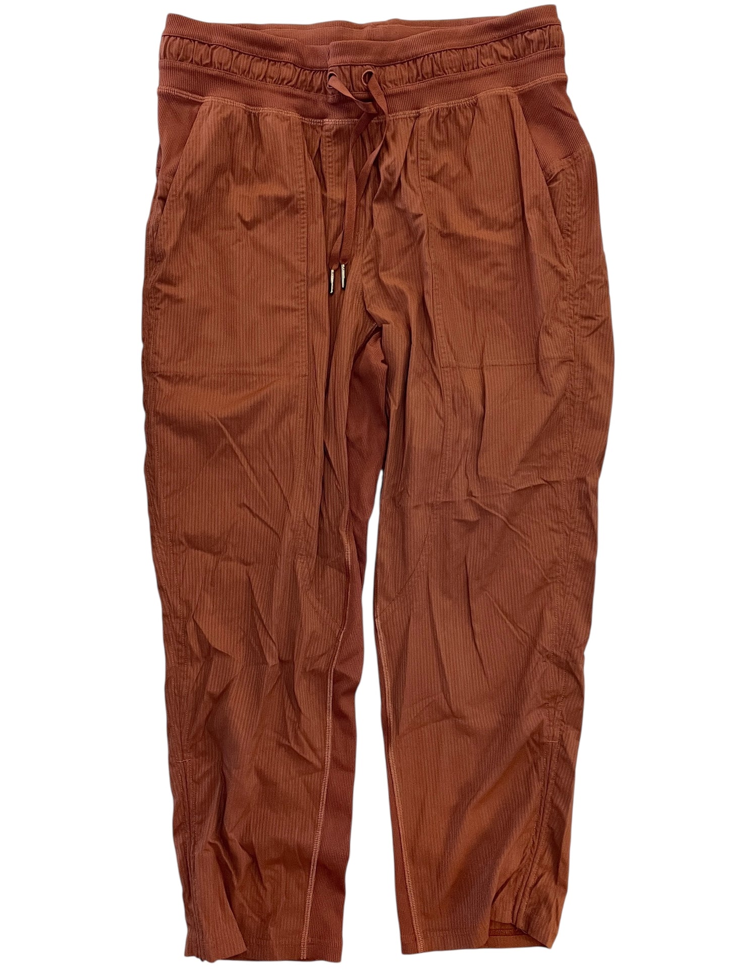 Athletic Capris By Lululemon In Brown, Size:M