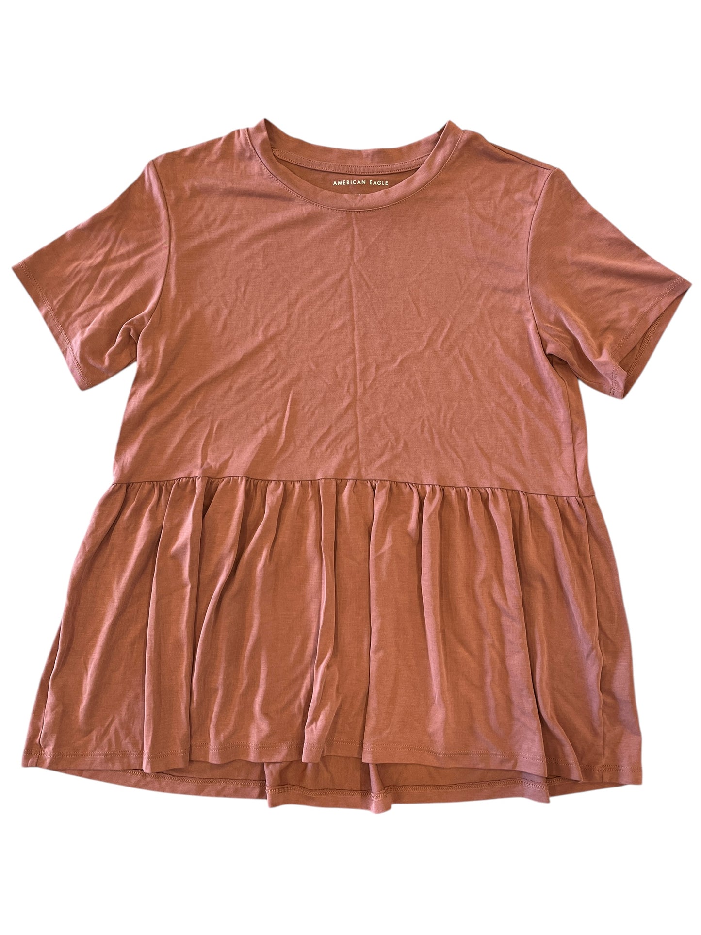 Top Ss Basic By American Eagle In Red, Size:S