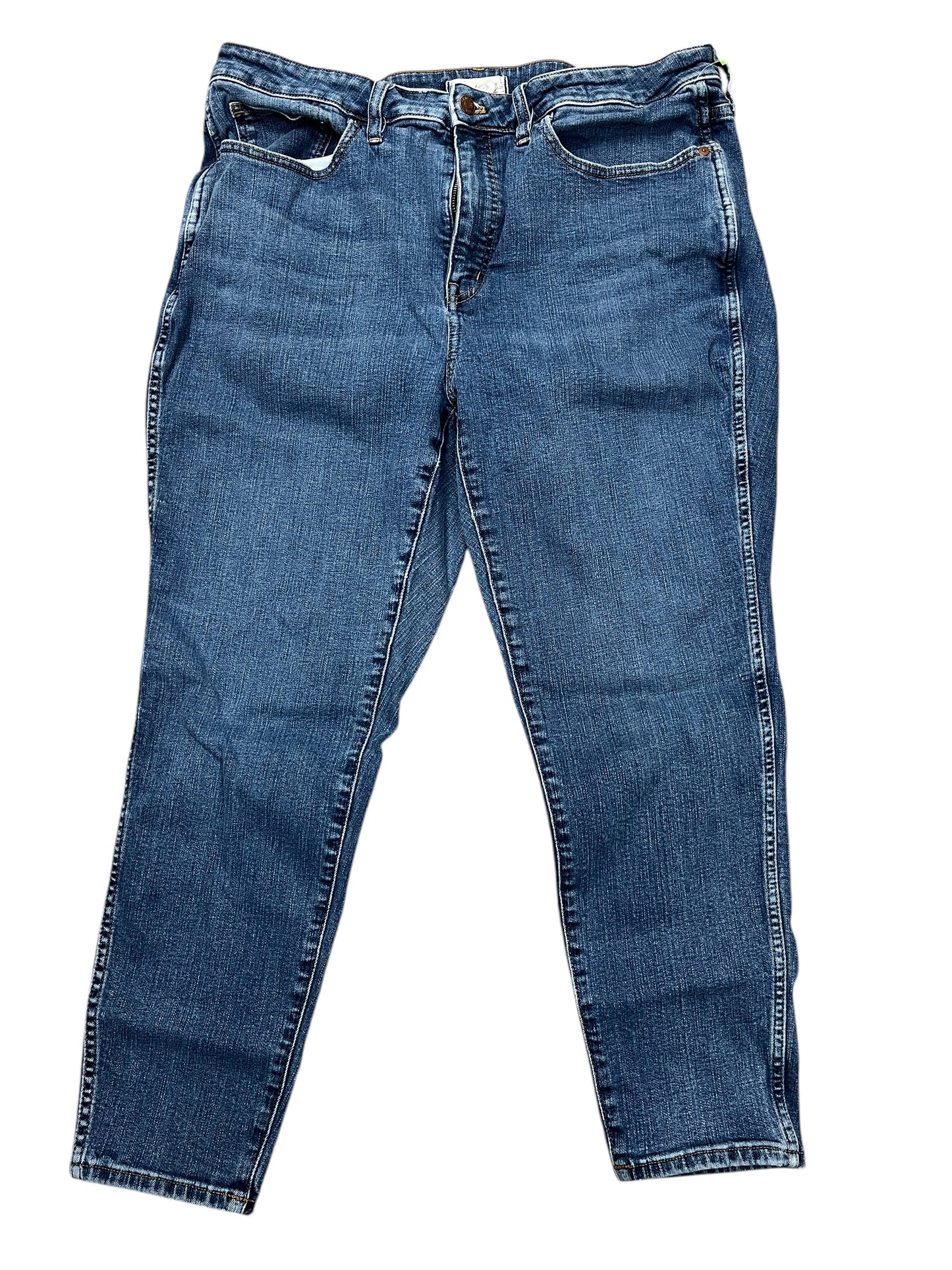 Jeans Skinny By Madewell In Blue Denim, Size:20