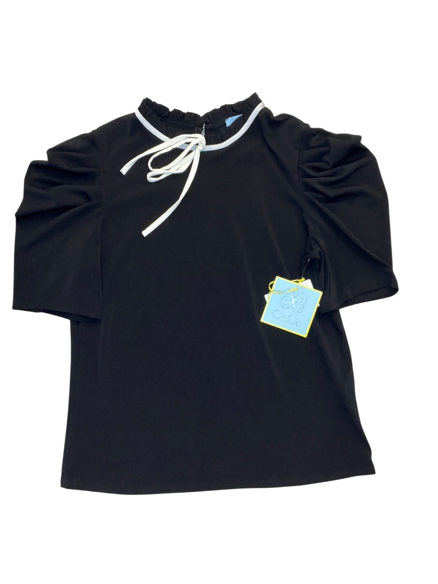 Blouse Ss By Cece In Black, Size:M