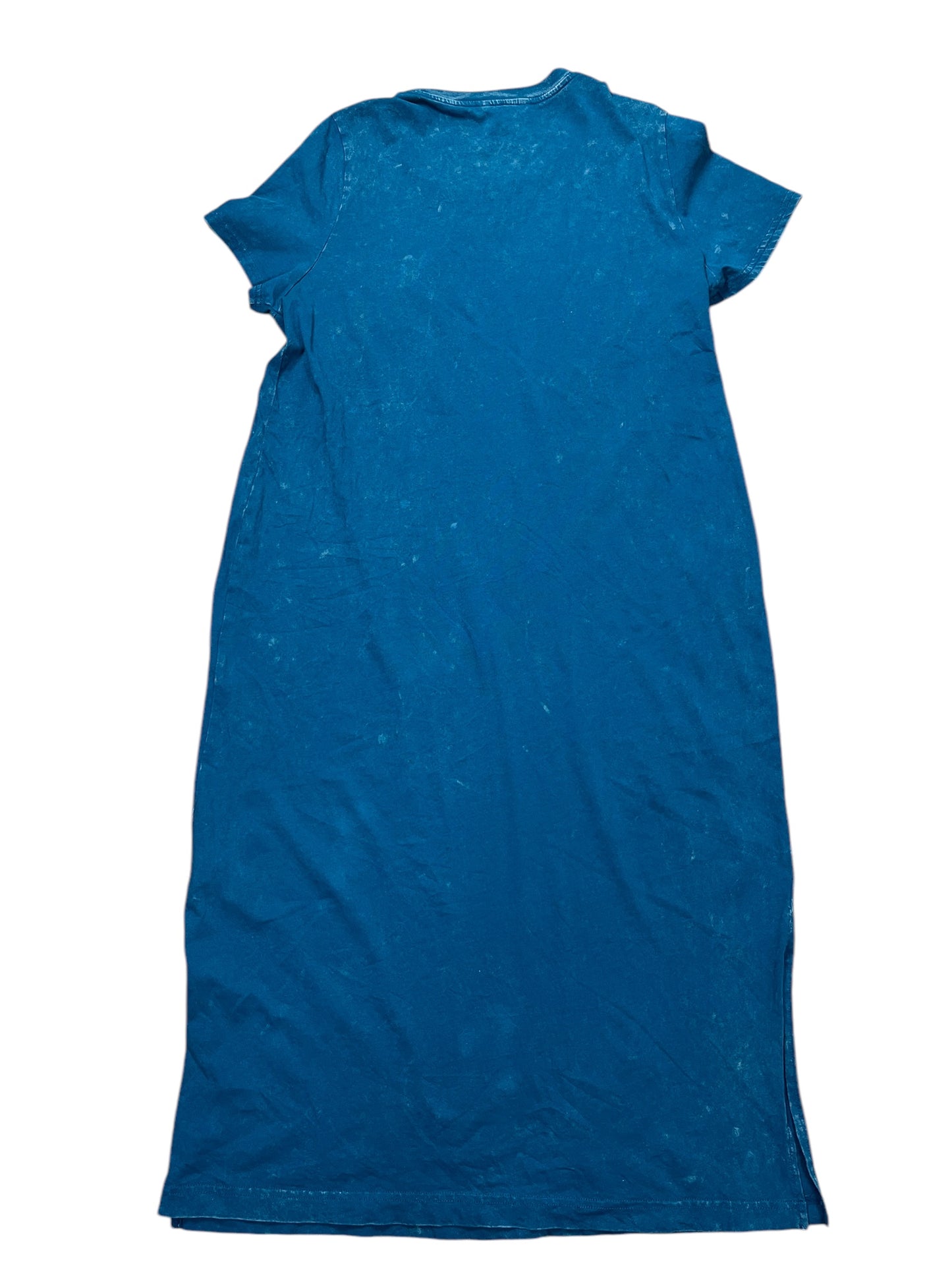 Dress Casual Midi By Time And Tru In Blue, Size:L