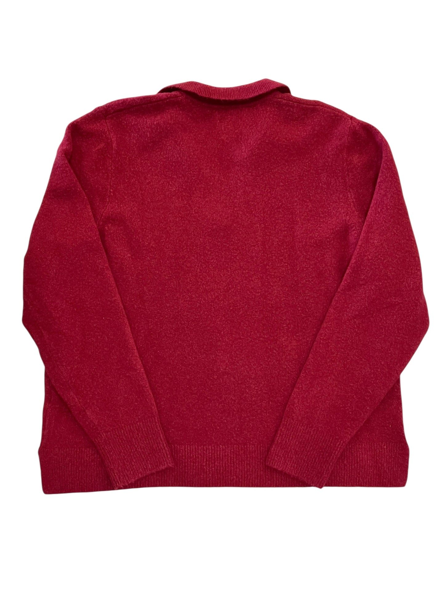 Sweater By J. Crew In Maroon, Size:Xl