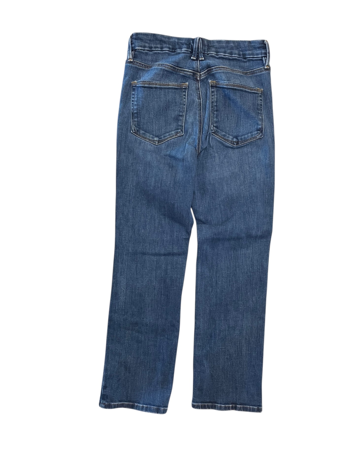 Jeans Straight By Good American In Blue Denim, Size:4