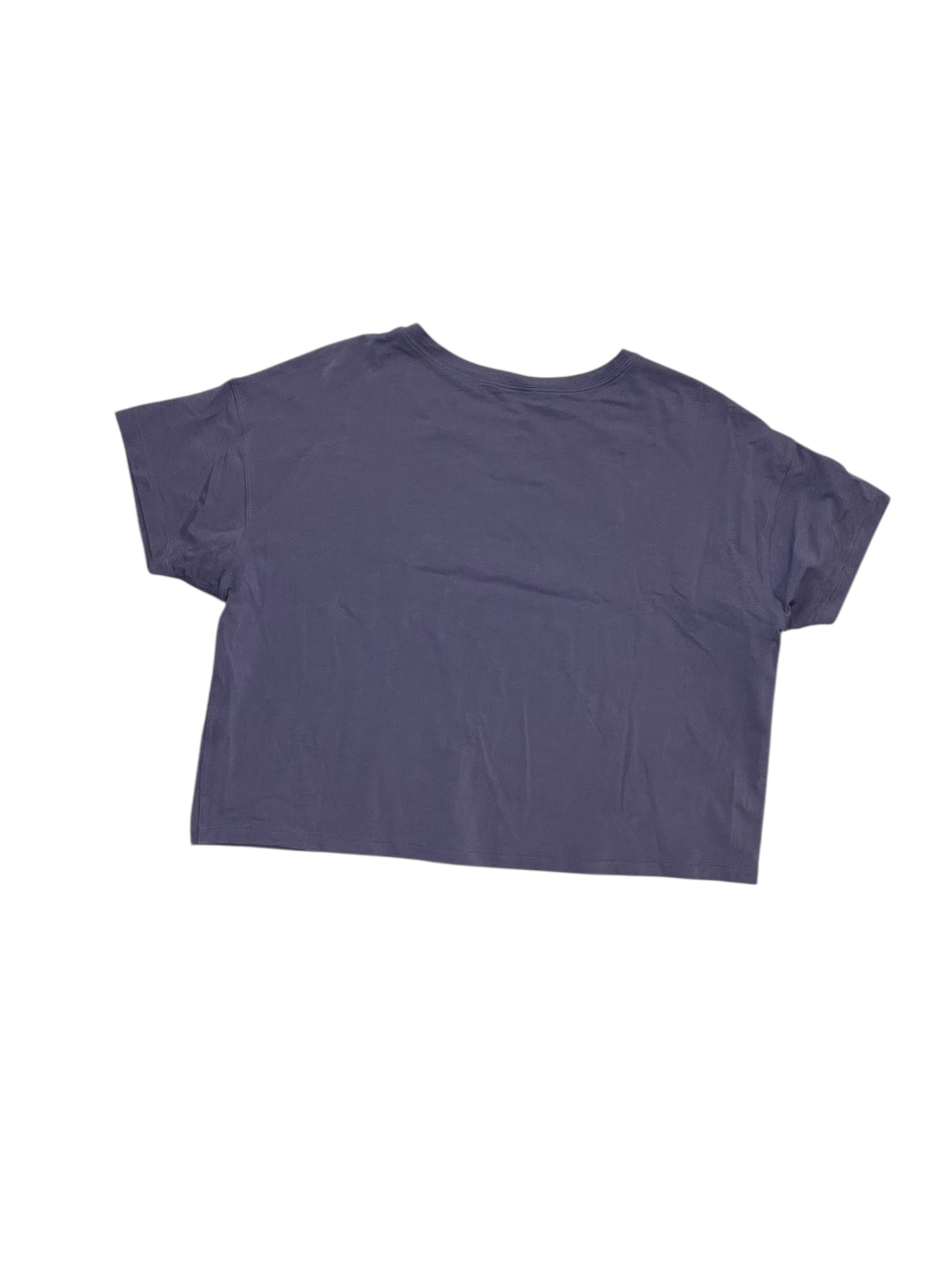 Athletic Top Ss By Lululemon In Purple, Size:M