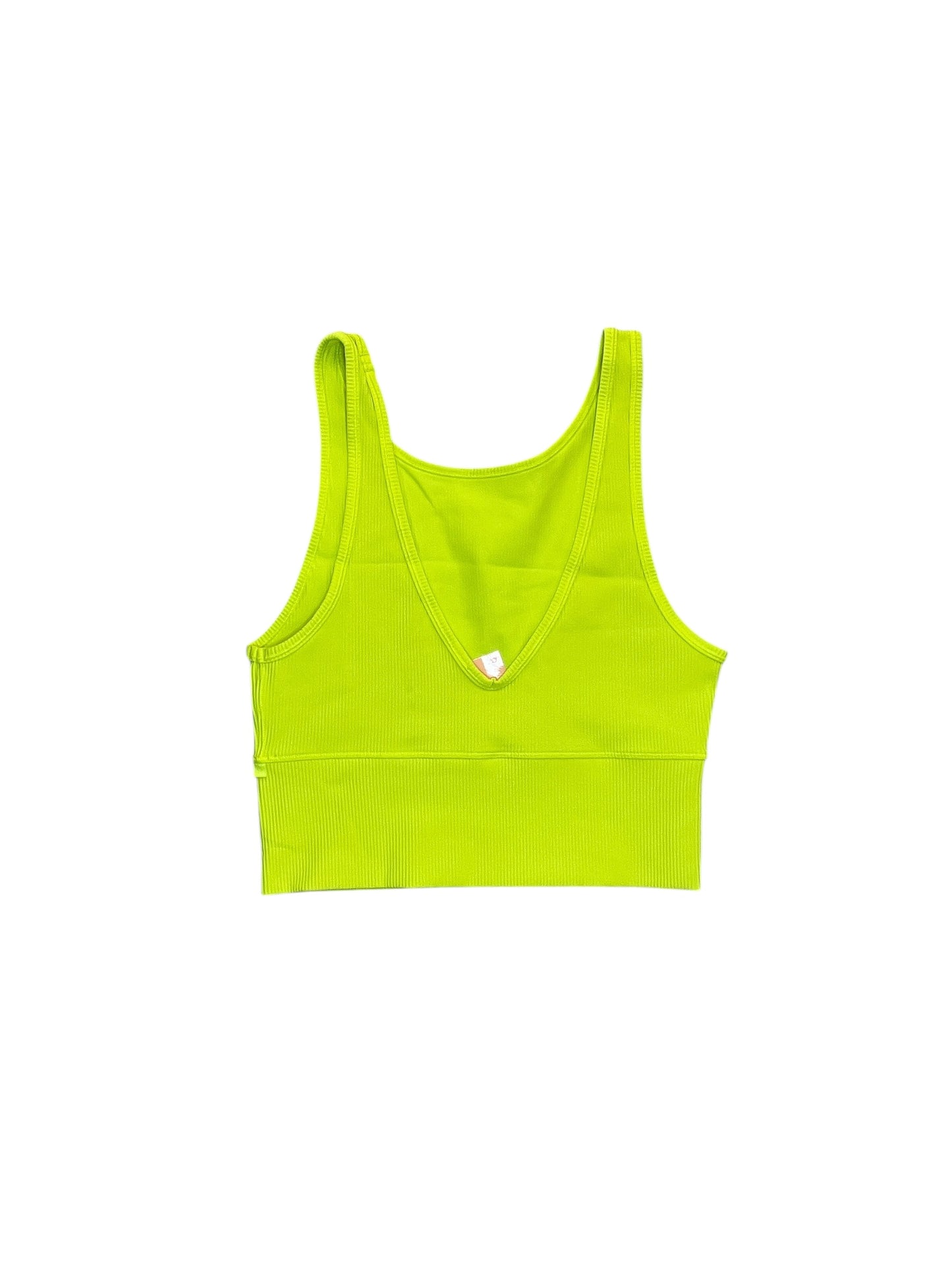Athletic Tank Top By Lululemon In Yellow, Size:L