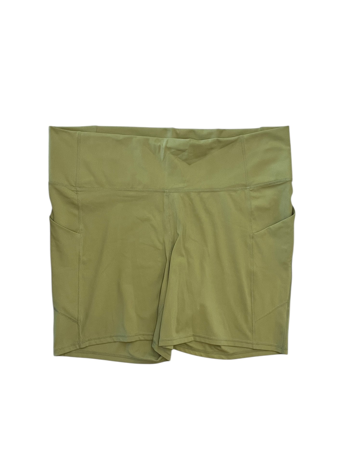 Athletic Shorts By Fabletics In Green, Size:3X