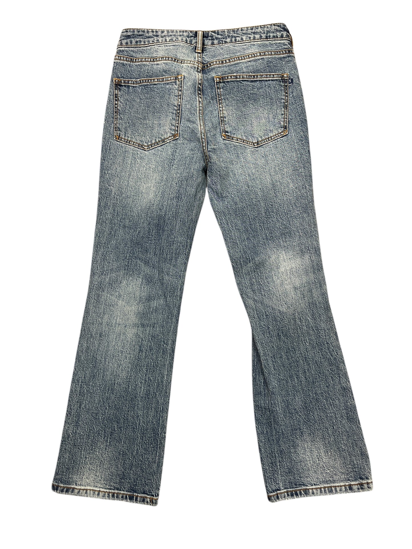 Jeans Boot Cut By Pilcro In Blue Denim, Size:4