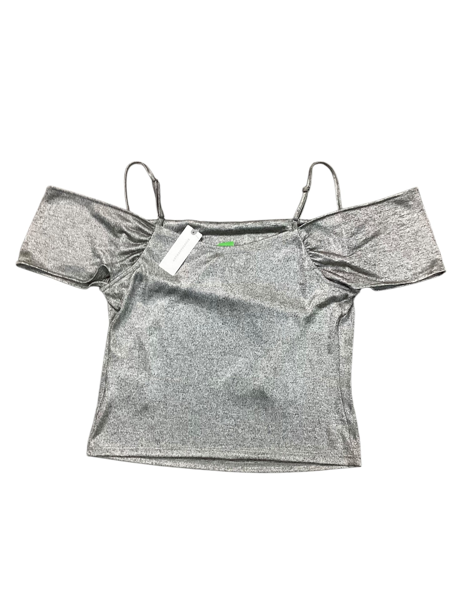 Top Ss By Anthropologie In Silver, Size:S