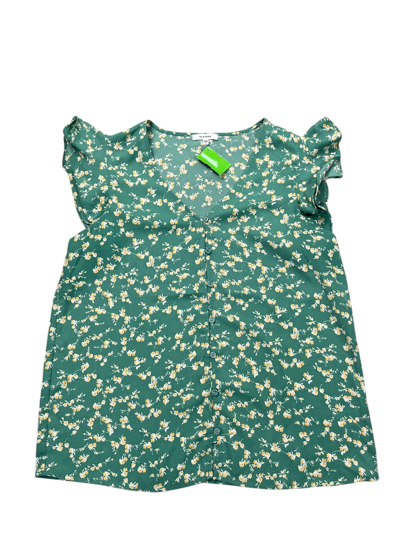 Top Ss By Pleione In Green, Size:M